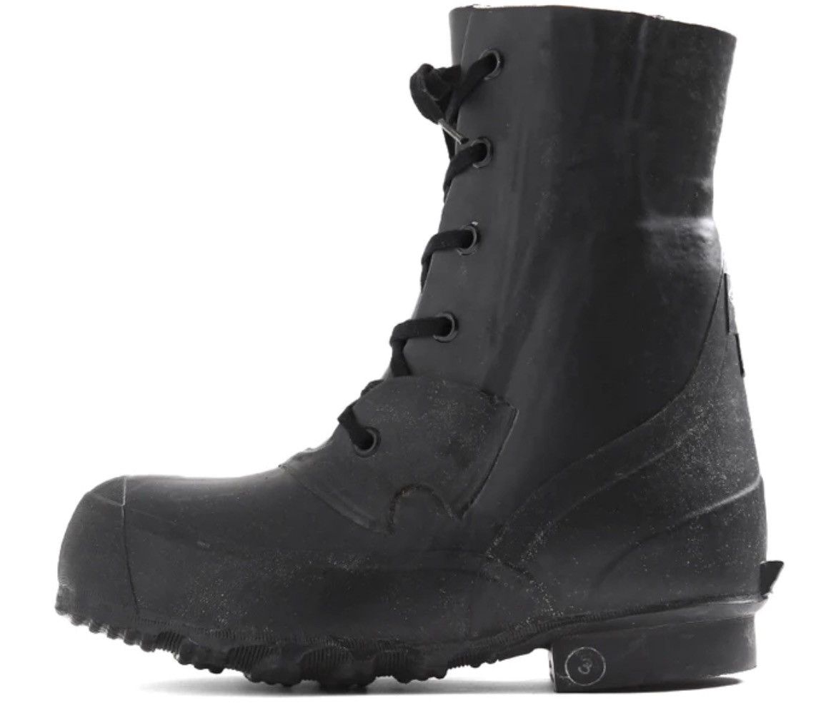 Bata × Vintage Vintage Black Bunny/ Mickey Boots Wo/ Valve Size US 13 / EU 46 - 3 Thumbnail