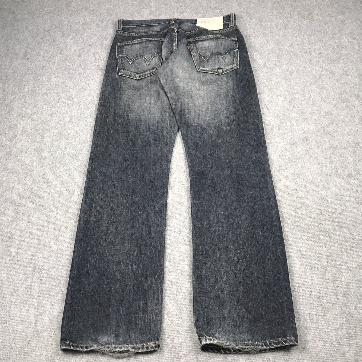 Edwin DENIM BLACK FADED EDWIN BAGGY PANTS Size US 30 / EU 46 - 10 Thumbnail