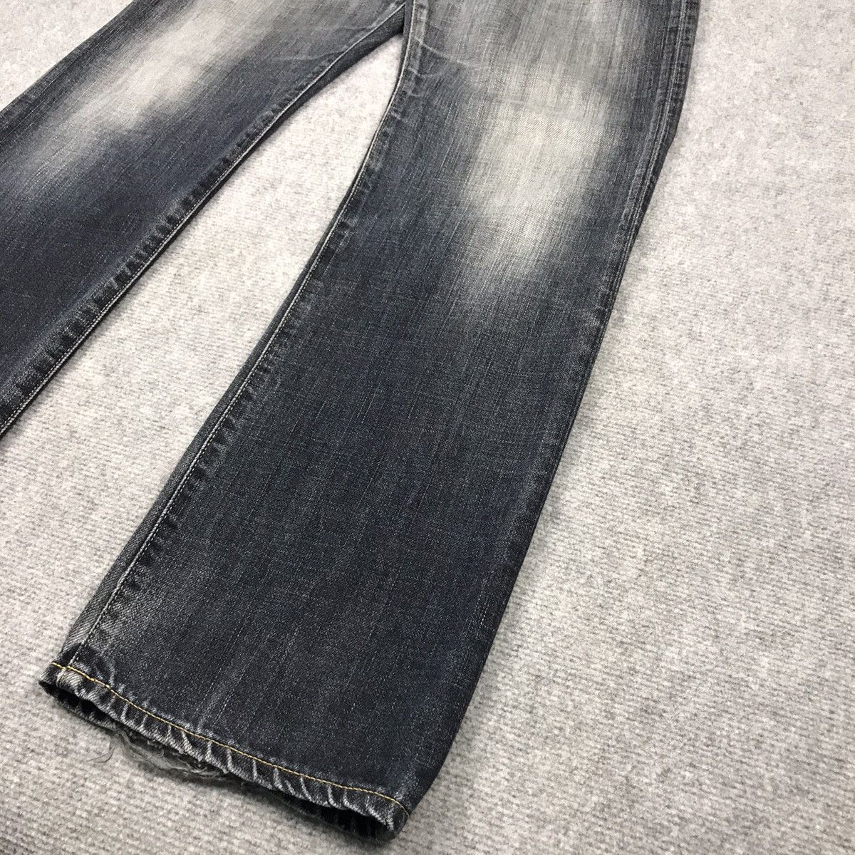 Edwin DENIM BLACK FADED EDWIN BAGGY PANTS Size US 30 / EU 46 - 4 Thumbnail
