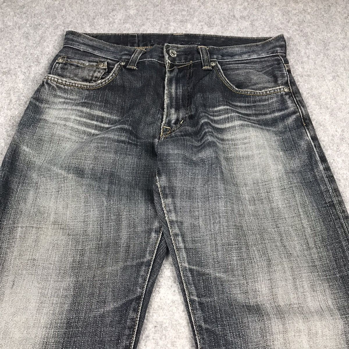 Edwin DENIM BLACK FADED EDWIN BAGGY PANTS Size US 30 / EU 46 - 2 Thumbnail