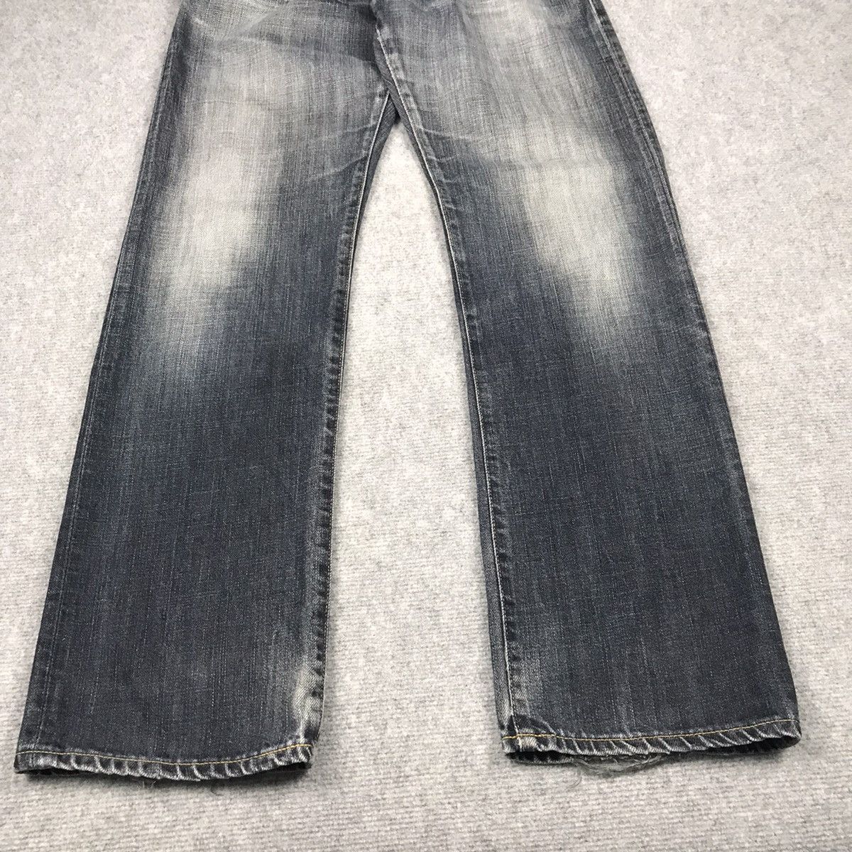 Edwin DENIM BLACK FADED EDWIN BAGGY PANTS Size US 30 / EU 46 - 3 Thumbnail