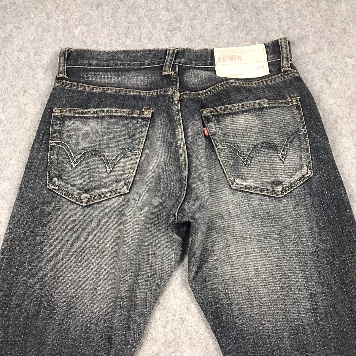 Edwin DENIM BLACK FADED EDWIN BAGGY PANTS Size US 30 / EU 46 - 12 Thumbnail