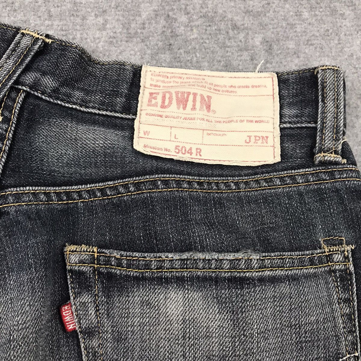 Edwin DENIM BLACK FADED EDWIN BAGGY PANTS Size US 30 / EU 46 - 13 Thumbnail