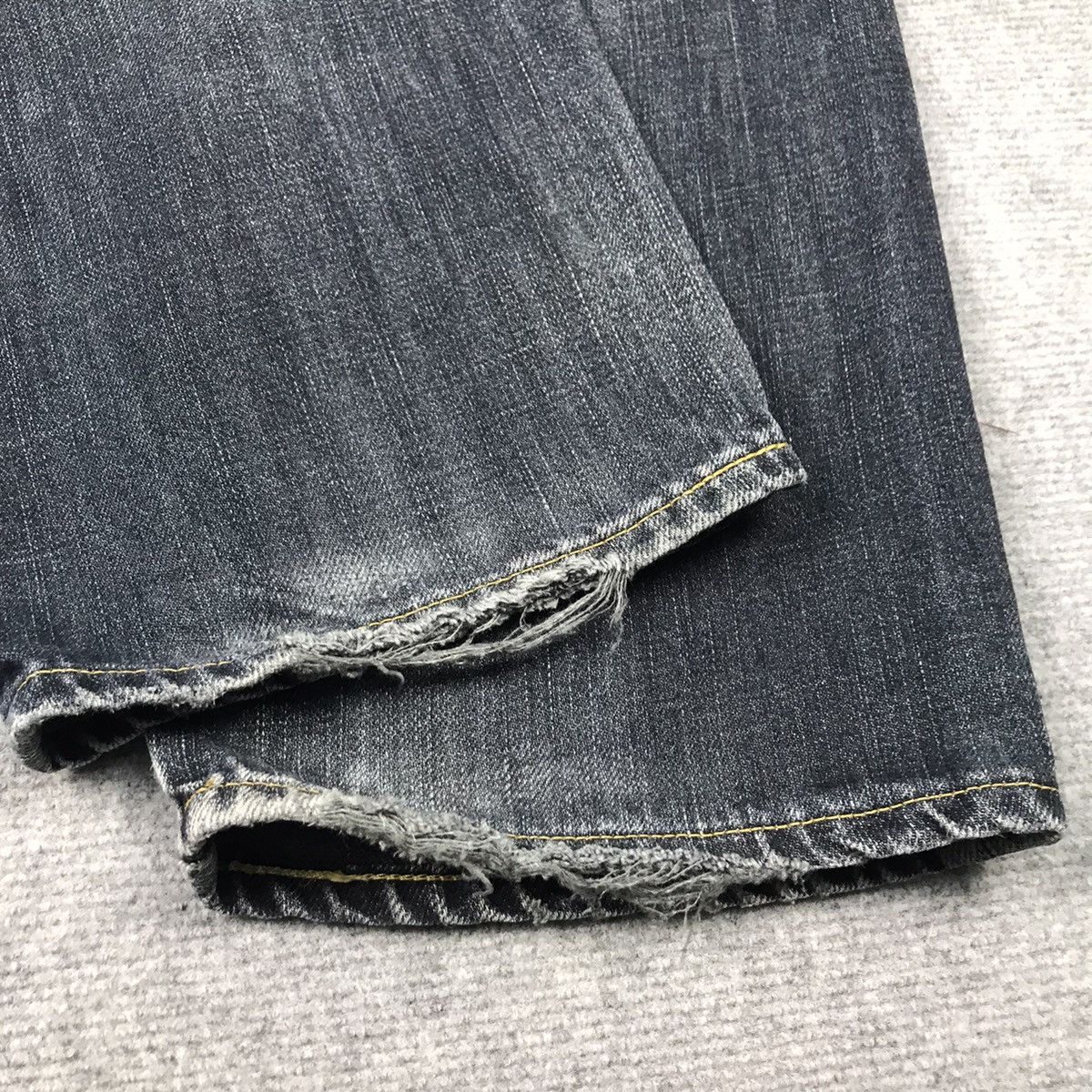 Edwin DENIM BLACK FADED EDWIN BAGGY PANTS Size US 30 / EU 46 - 11 Thumbnail