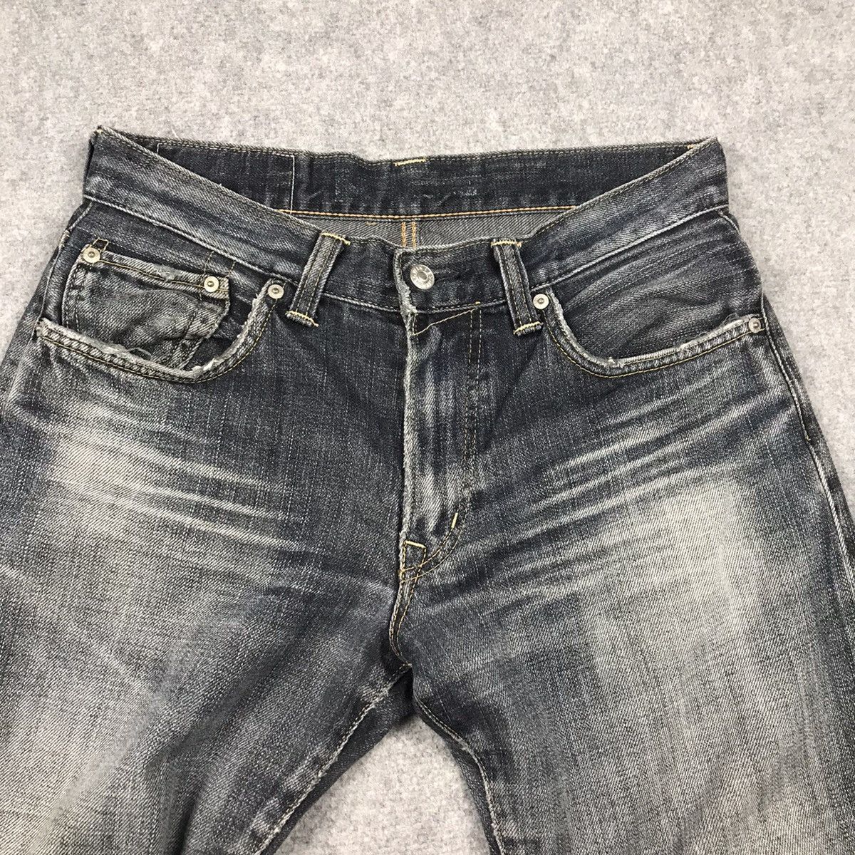 Edwin DENIM BLACK FADED EDWIN BAGGY PANTS Size US 30 / EU 46 - 9 Thumbnail