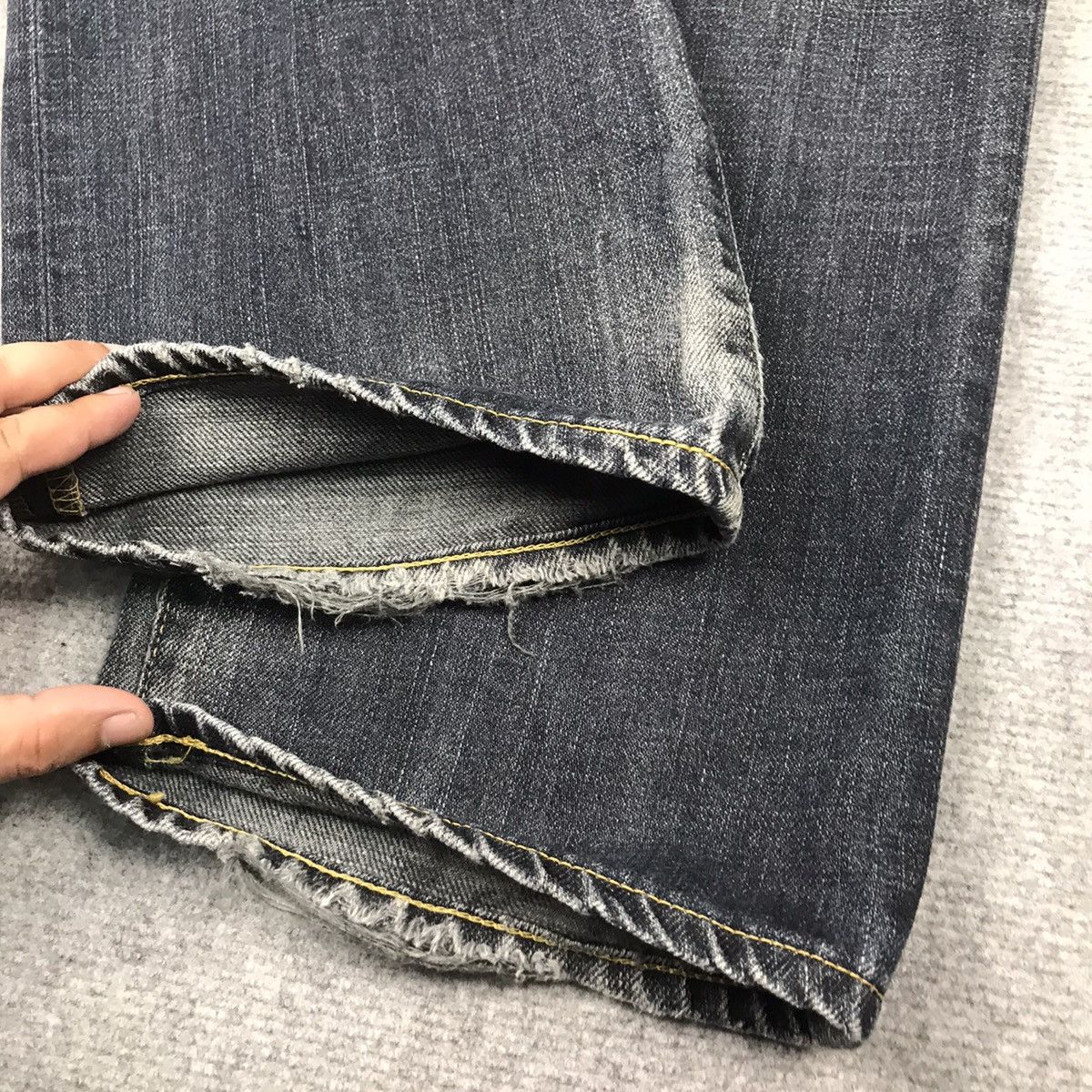 Edwin DENIM BLACK FADED EDWIN BAGGY PANTS Size US 30 / EU 46 - 6 Thumbnail