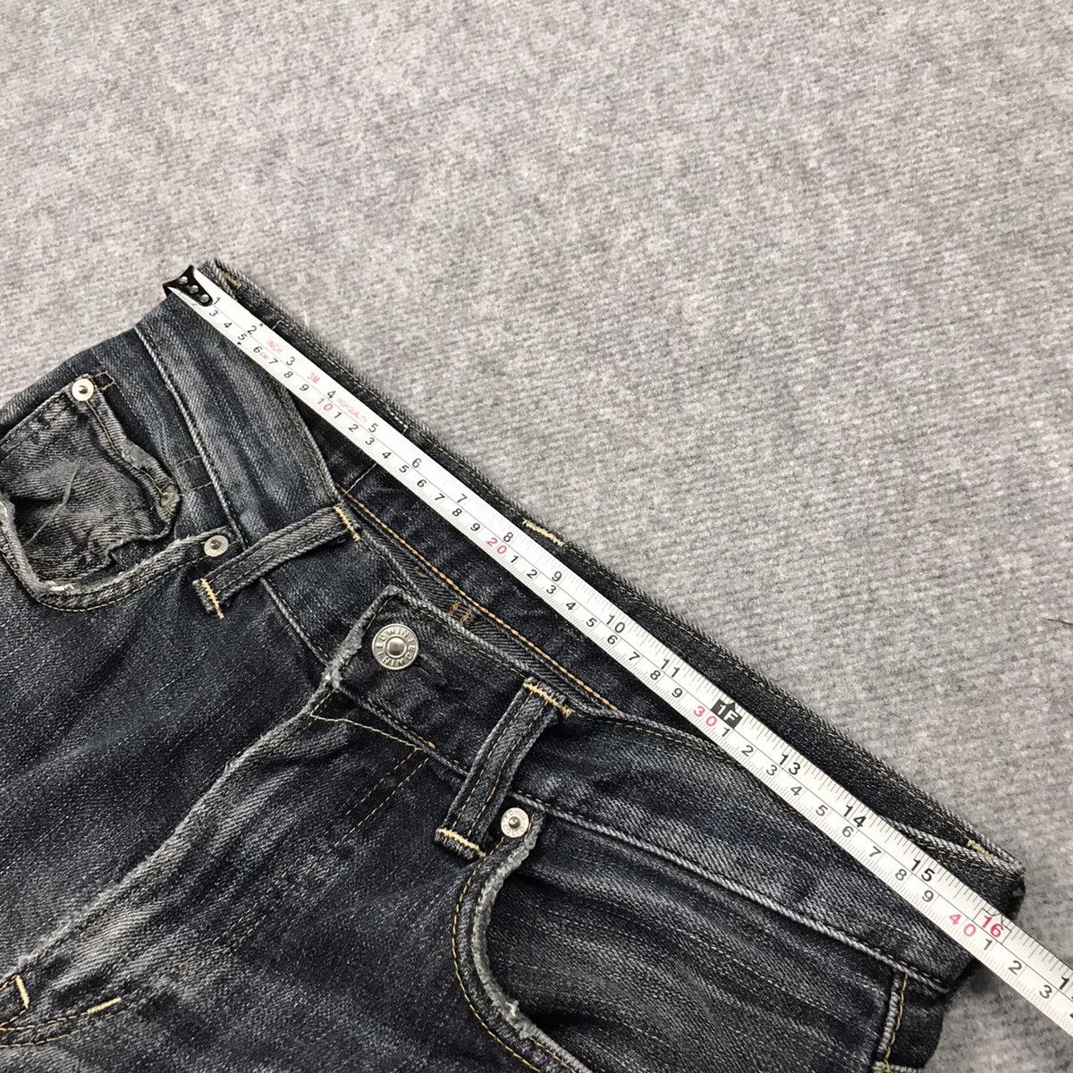 Edwin DENIM BLACK FADED EDWIN BAGGY PANTS Size US 30 / EU 46 - 14 Thumbnail