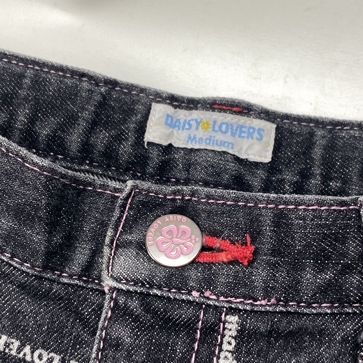 Hysteric Glamour × Japanese Brand ☠️SENDOFFERS☠️2000s Daisy Lovers - Texted Flared Denim Pants Size US 27 - 9 Thumbnail