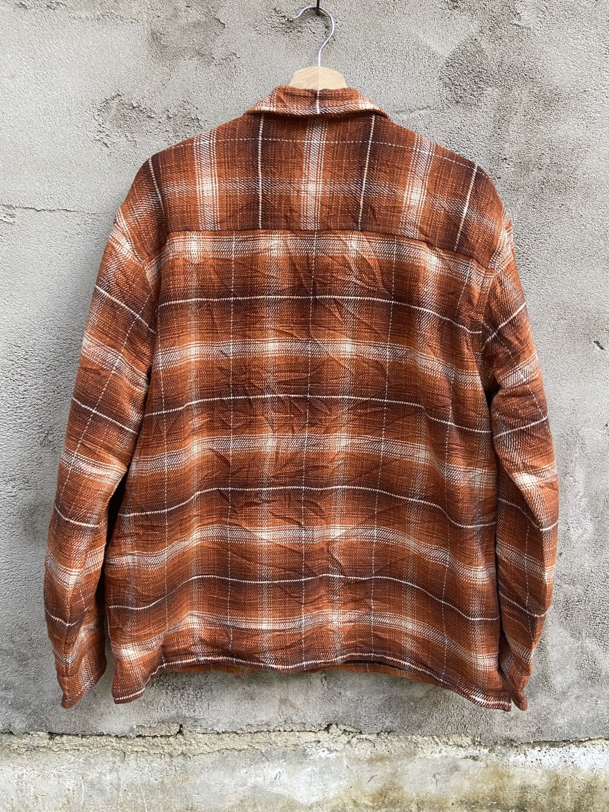Flannel Vintage Hip Chic Zip Up Checkered Flannel Jacket Size US L / EU 52-54 / 3 - 2 Thumbnail