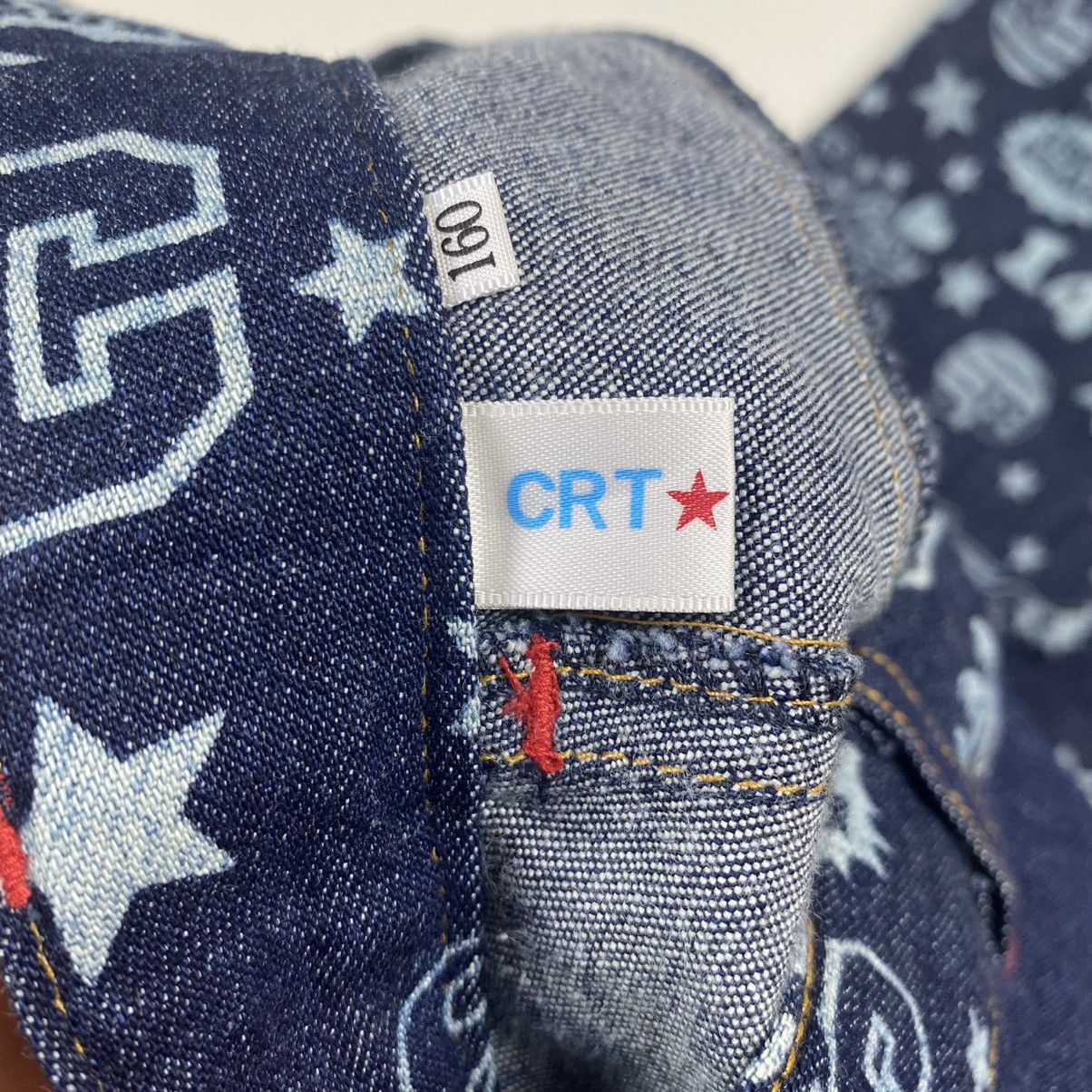 Hysteric Glamour × Japanese Brand 2000s CRT Cutie - Printed Pop Star Flared Denim Pants Size US 28 / EU 44 - 8 Thumbnail