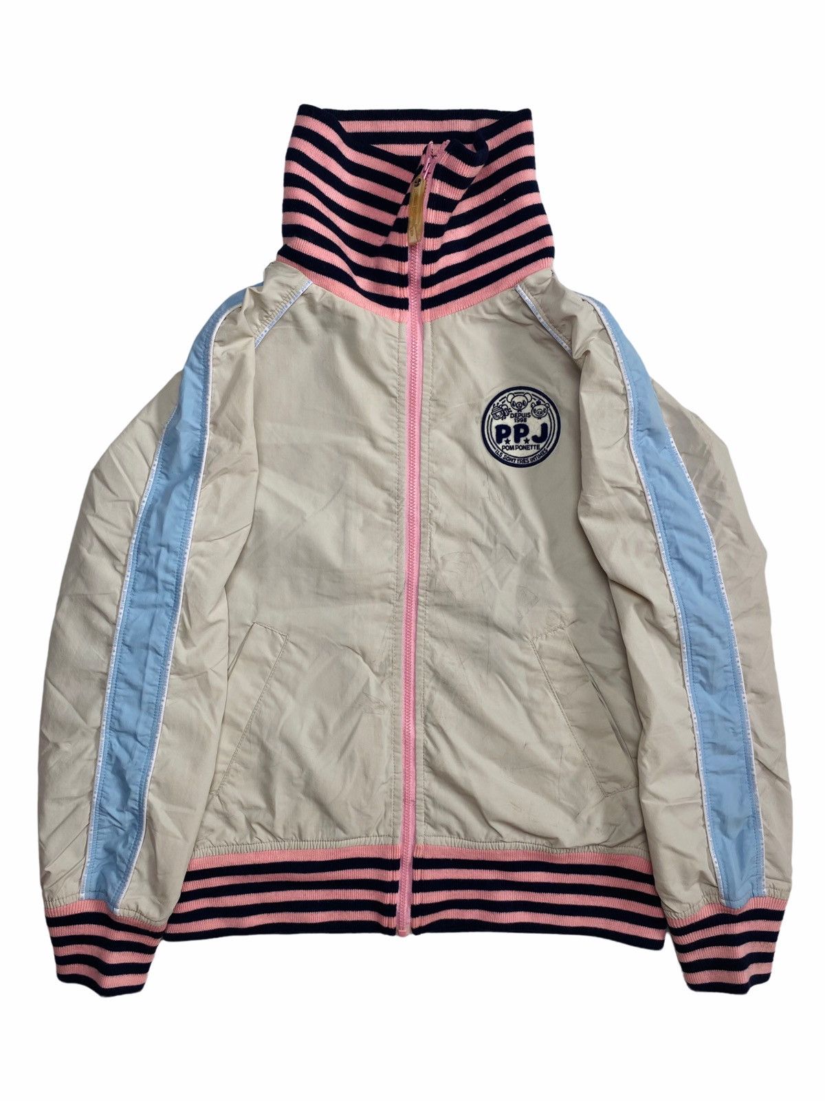 Hysteric Glamour 1990s Pom Ponette By Angel Blue - High Neck Track Jacket Size US S / EU 44-46 / 1 - 2 Thumbnail
