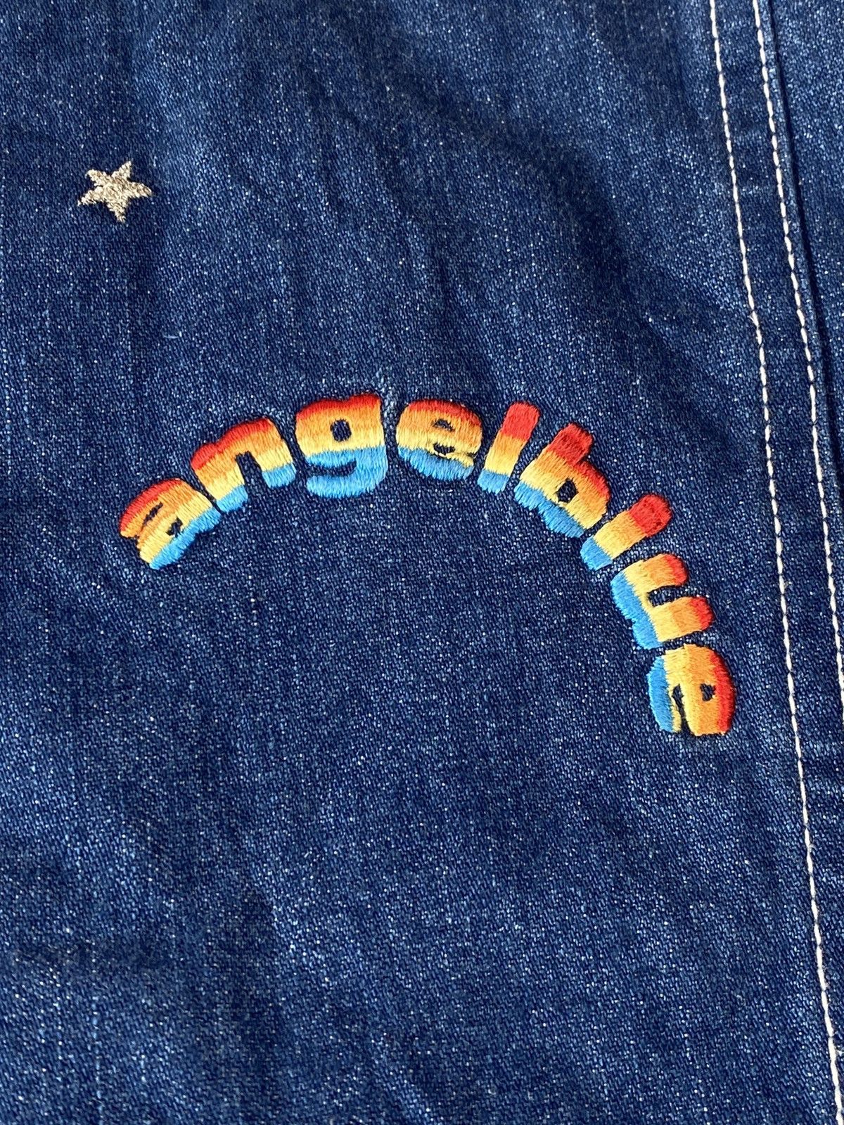 Hysteric Glamour 0s Angel Blue Cloud Patchwork Denim Short Sleeve Size US S / EU 44-46 / 1 - 9 Thumbnail