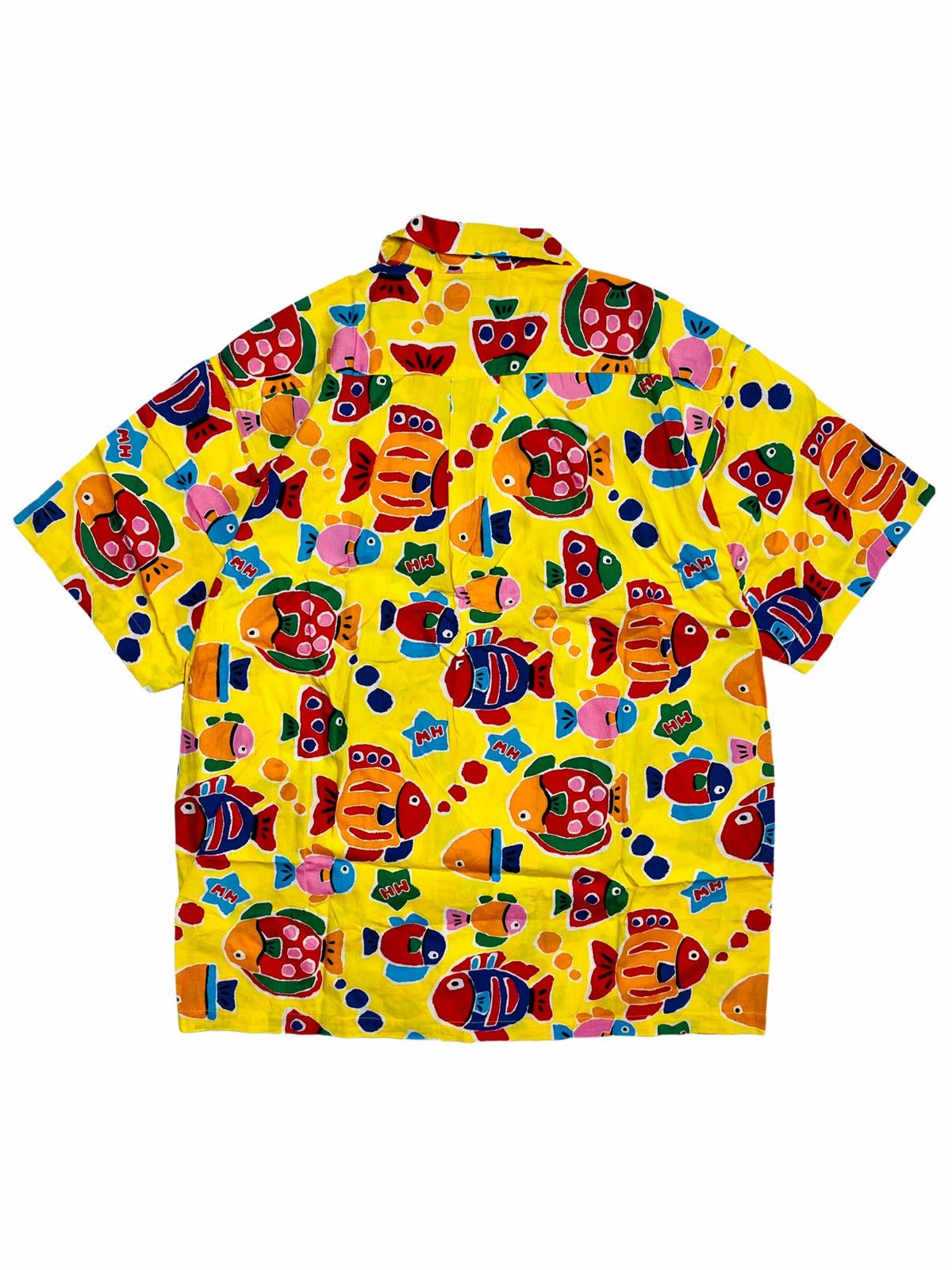 20471120 × Beauty Beast × Japanese Brand ☠️NEEDGONE☠️2000s Miki House - Fish Open Collar Button Shirt Size US M / EU 48-50 / 2 - 1 Thumbnail