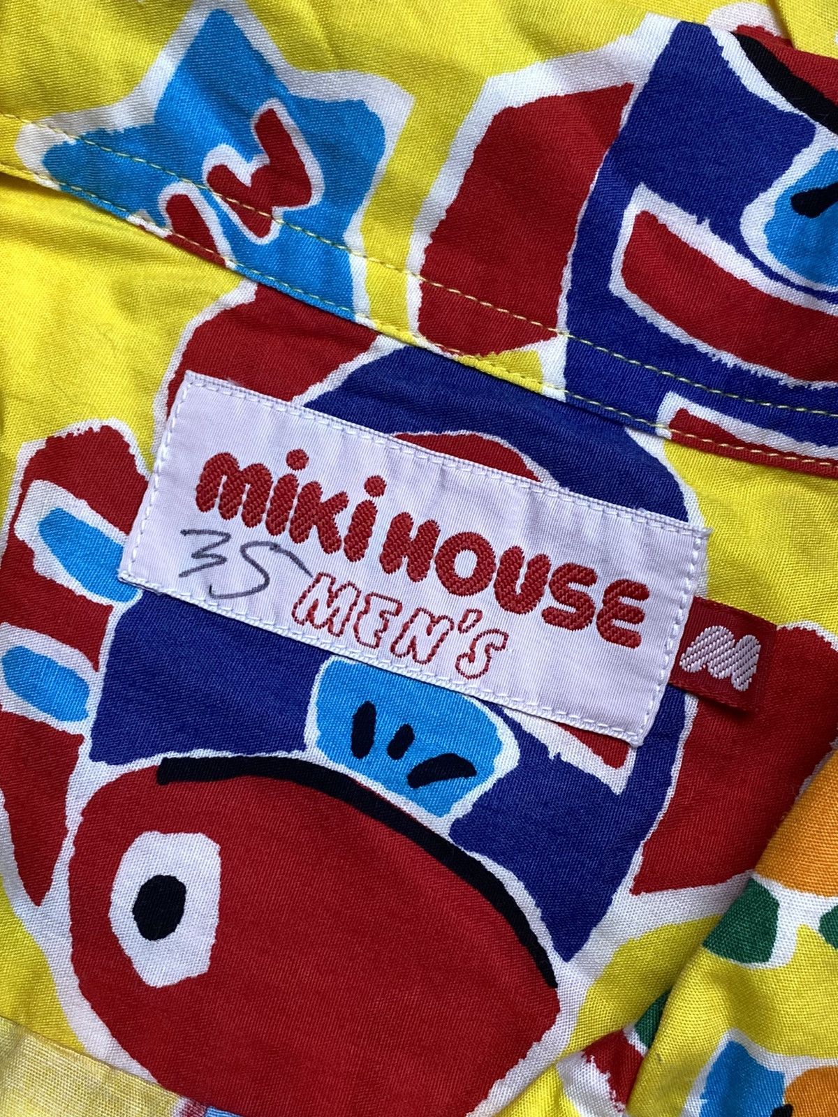 20471120 × Beauty Beast × Japanese Brand ☠️NEEDGONE☠️2000s Miki House - Fish Open Collar Button Shirt Size US M / EU 48-50 / 2 - 5 Thumbnail