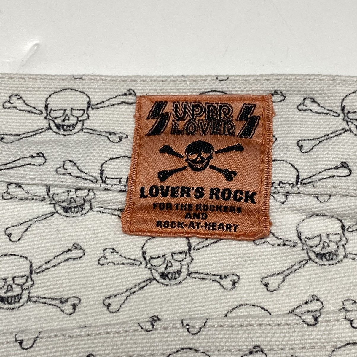 Hysteric Glamour × Japanese Brand ☠️NEEDGONE☠️1990s Super Lovers - Printed Cross Skeleton Pants Size US 28 / EU 44 - 5 Thumbnail