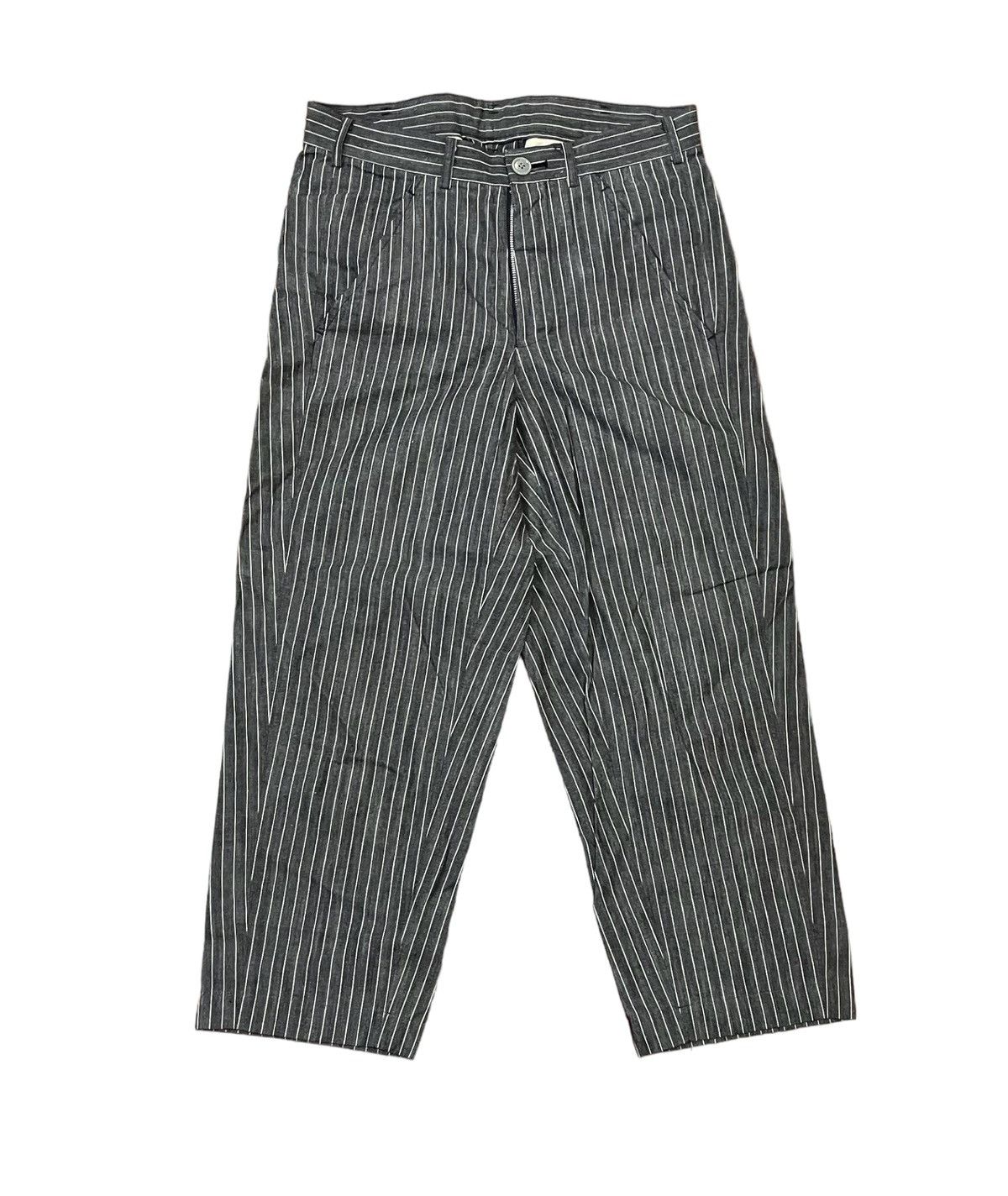 Comme des Garcons *FINAL DROP* Cdg homme plus AD2001 striped trousers Size US 30 / EU 46 - 1 Thumbnail