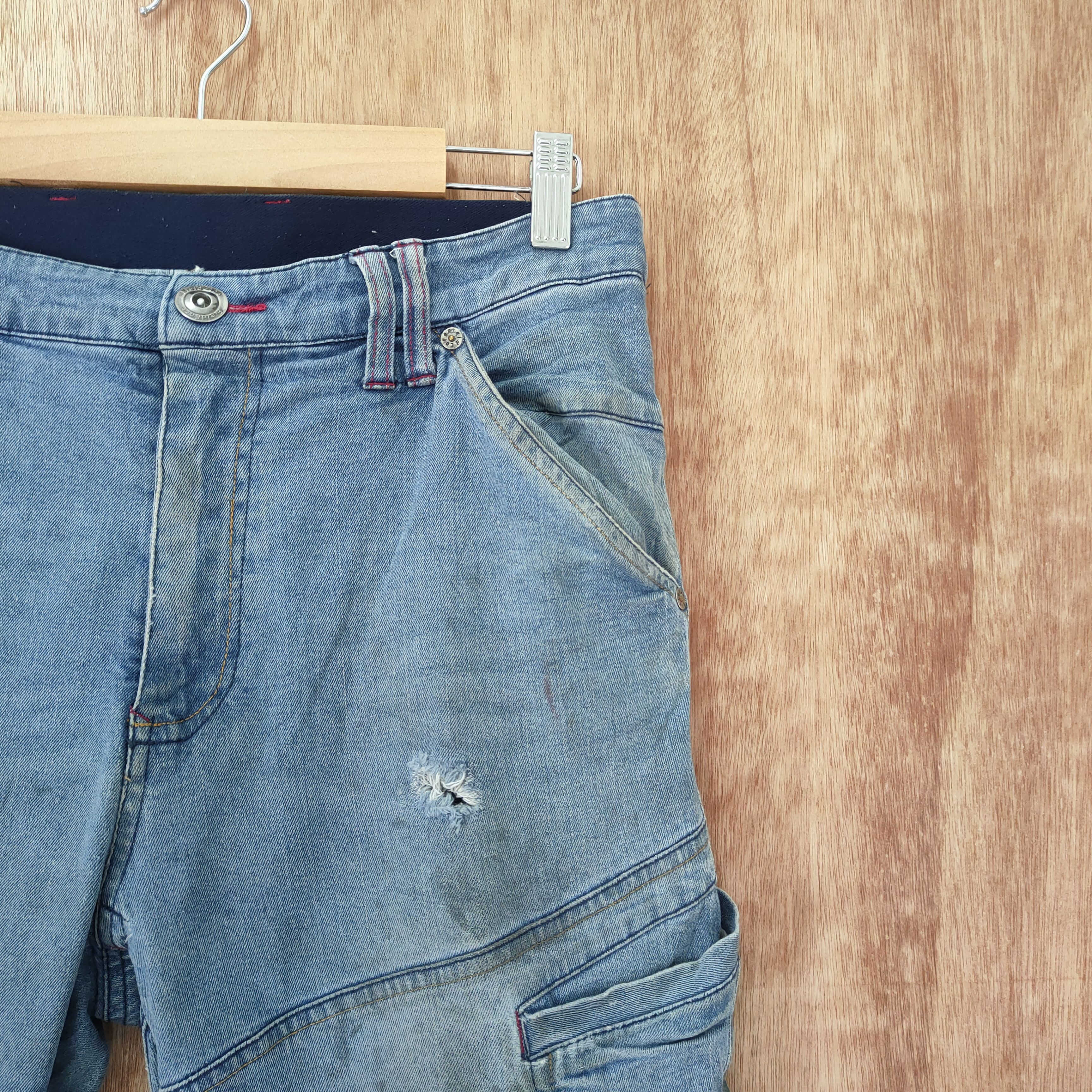 Japanese Brand × Vintage VINTAGE JAPANESE BRAND FADED RUSTY CARGO PANTS / DISTRESSED Size US 29 - 8 Thumbnail