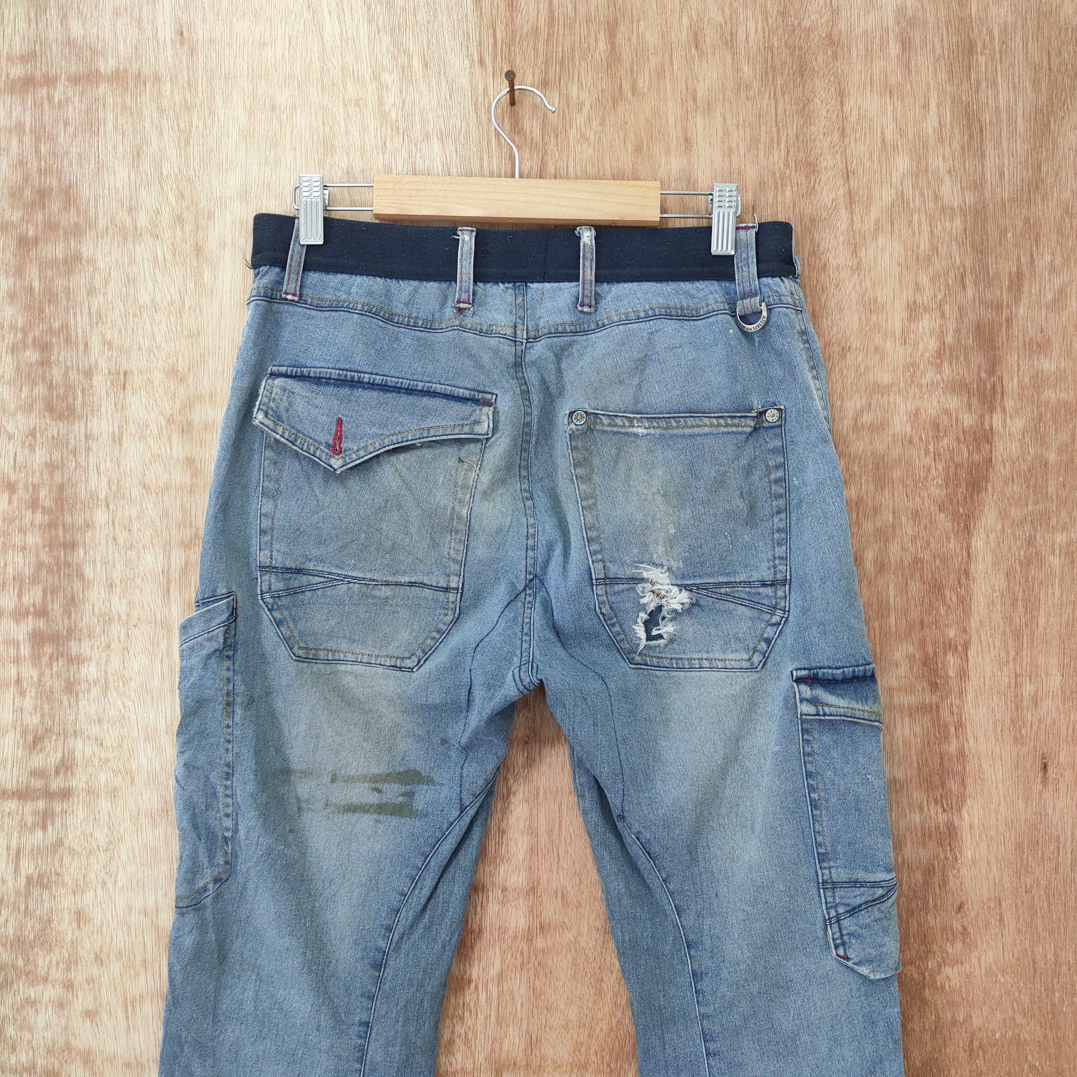 Japanese Brand × Vintage VINTAGE JAPANESE BRAND FADED RUSTY CARGO PANTS / DISTRESSED Size US 29 - 5 Thumbnail