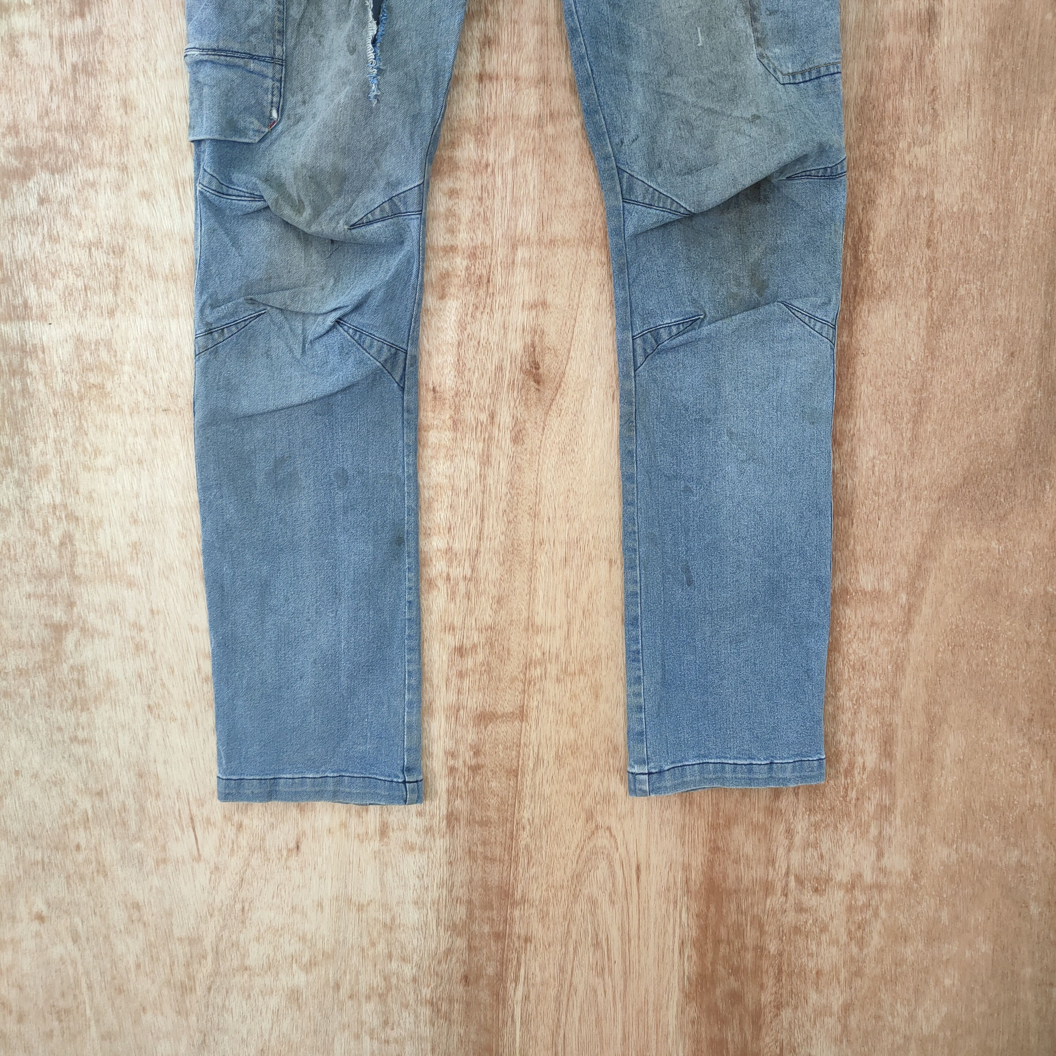 Japanese Brand × Vintage VINTAGE JAPANESE BRAND FADED RUSTY CARGO PANTS / DISTRESSED Size US 29 - 3 Thumbnail