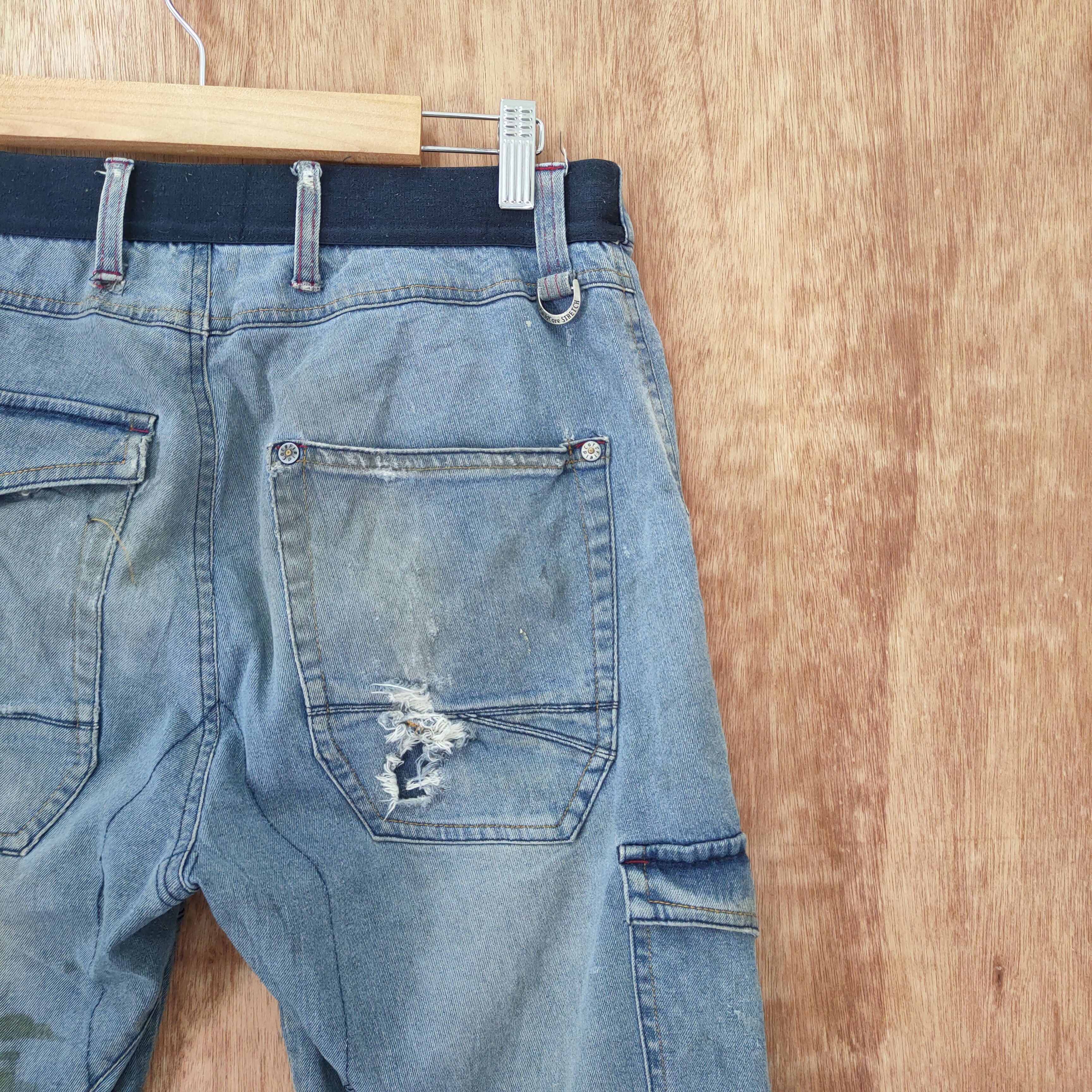 Japanese Brand × Vintage VINTAGE JAPANESE BRAND FADED RUSTY CARGO PANTS / DISTRESSED Size US 29 - 6 Thumbnail