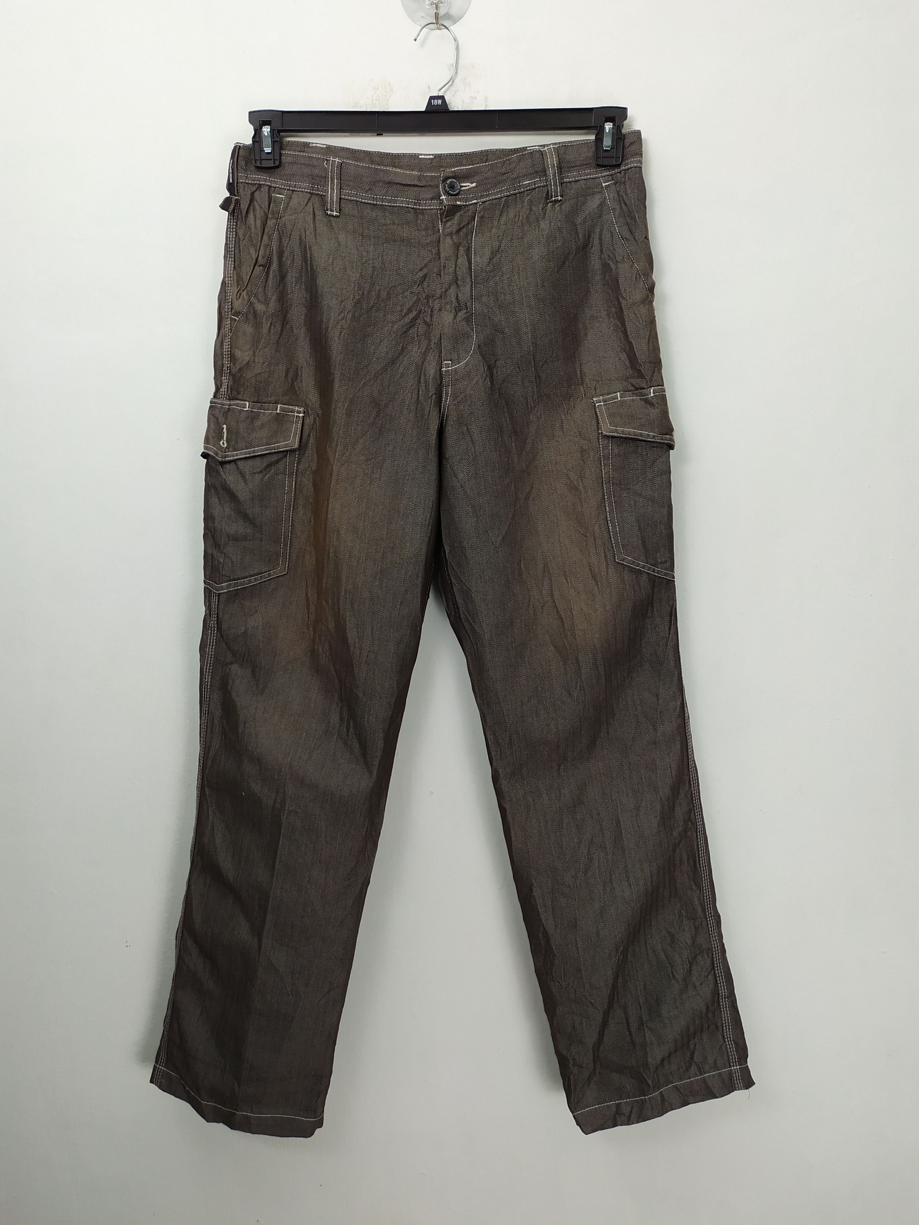 Japanese Brand HERRING BONE CARGO PANTS/TACTICAL PANTS Size US 34 / EU 50 - 1 Thumbnail