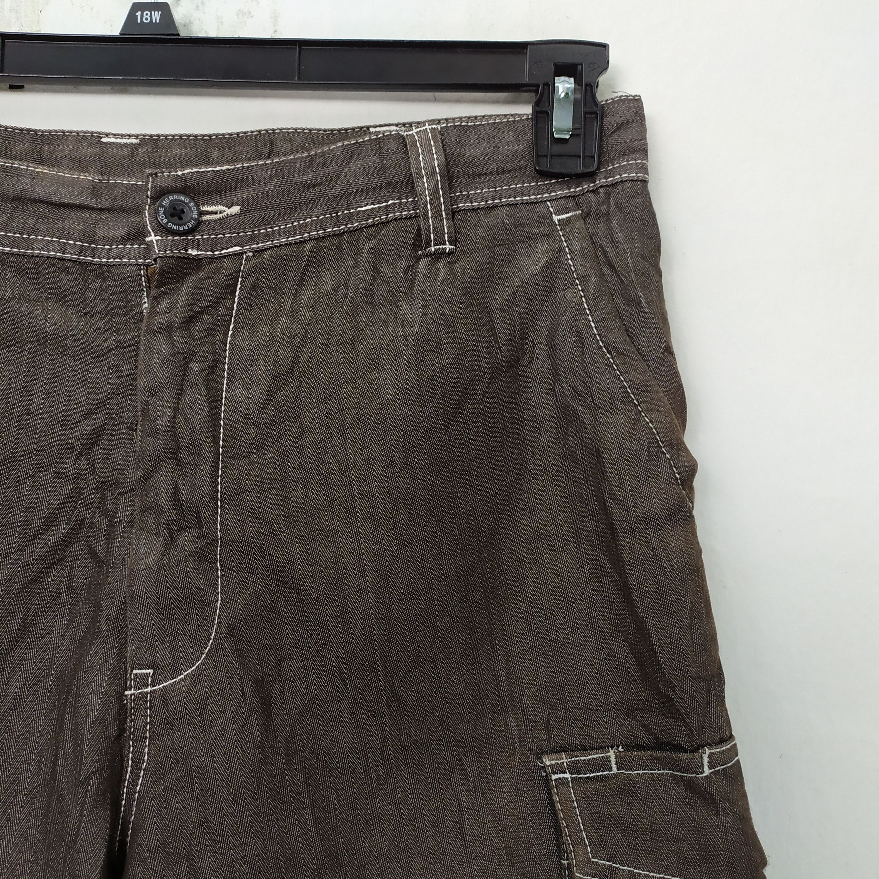 Japanese Brand HERRING BONE CARGO PANTS/TACTICAL PANTS Size US 34 / EU 50 - 3 Thumbnail