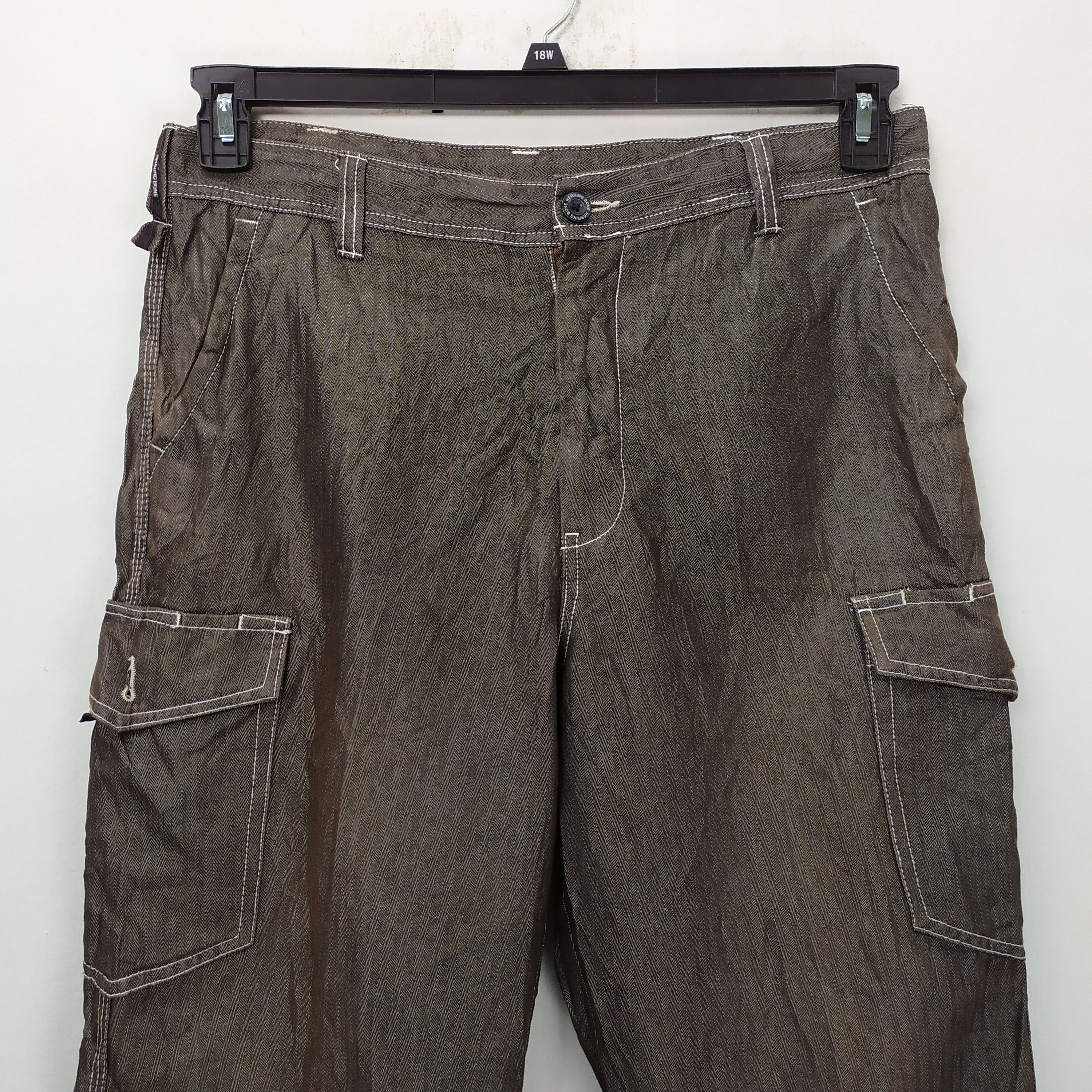 Japanese Brand HERRING BONE CARGO PANTS/TACTICAL PANTS Size US 34 / EU 50 - 5 Thumbnail