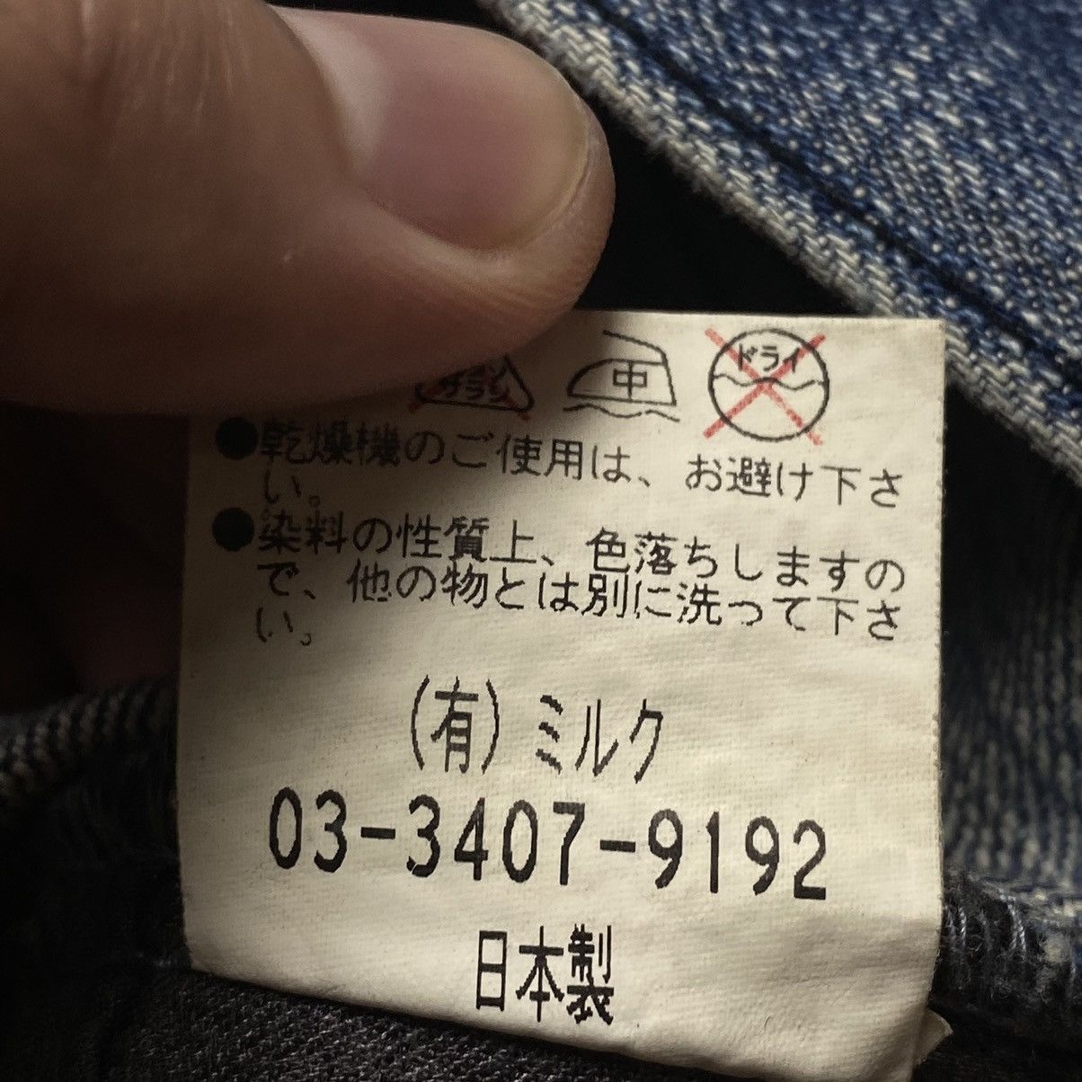 20471120 × Beauty Beast × Japanese Brand 1990s Milkboy - Grunge Patchwork Diamond Denim Size US 29 - 11 Thumbnail