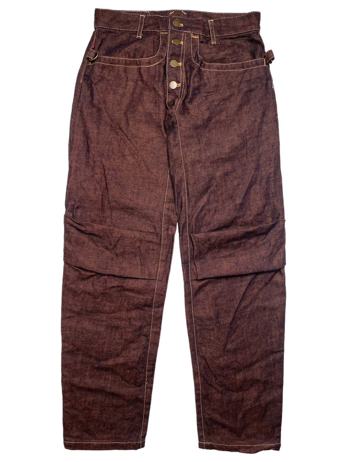 1998 Beauty:Beast - Orange Denim Pants