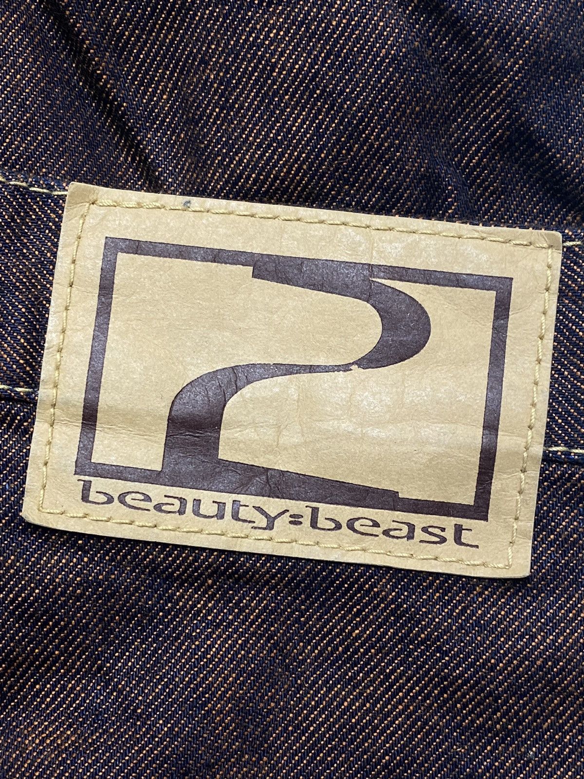 Beauty Beast 1998 Beauty:Beast - Orange Denim Pants Size US 29 - 8 Thumbnail