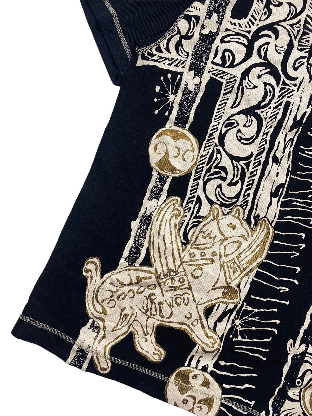 Japanese Brand × Kansai Yamamoto 1980s Kansai Yamamoto - Spell Out T-Shirt Size US L / EU 52-54 / 3 - 3 Thumbnail