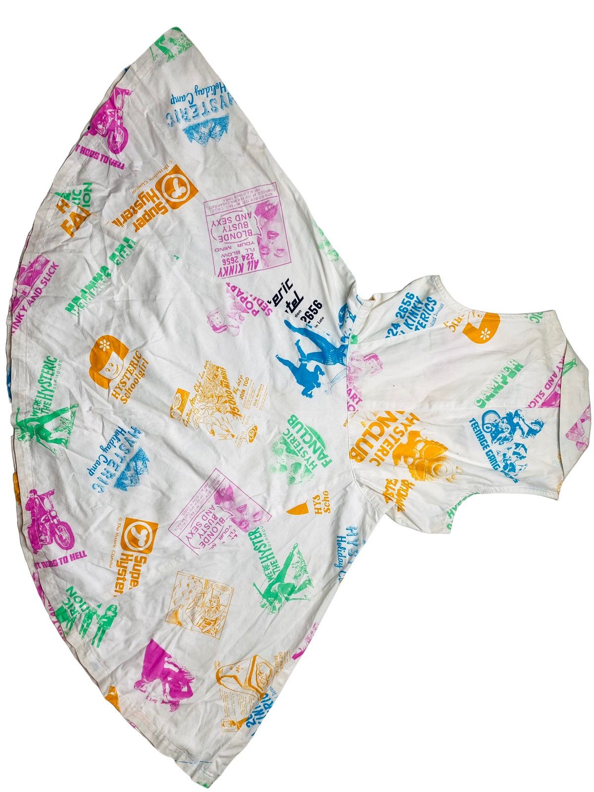 Hysteric Glamour 1980s Hysteric Love - Multi Printed Graphic Cotton Dress Size M / US 6-8 / IT 42-44 - 10 Thumbnail