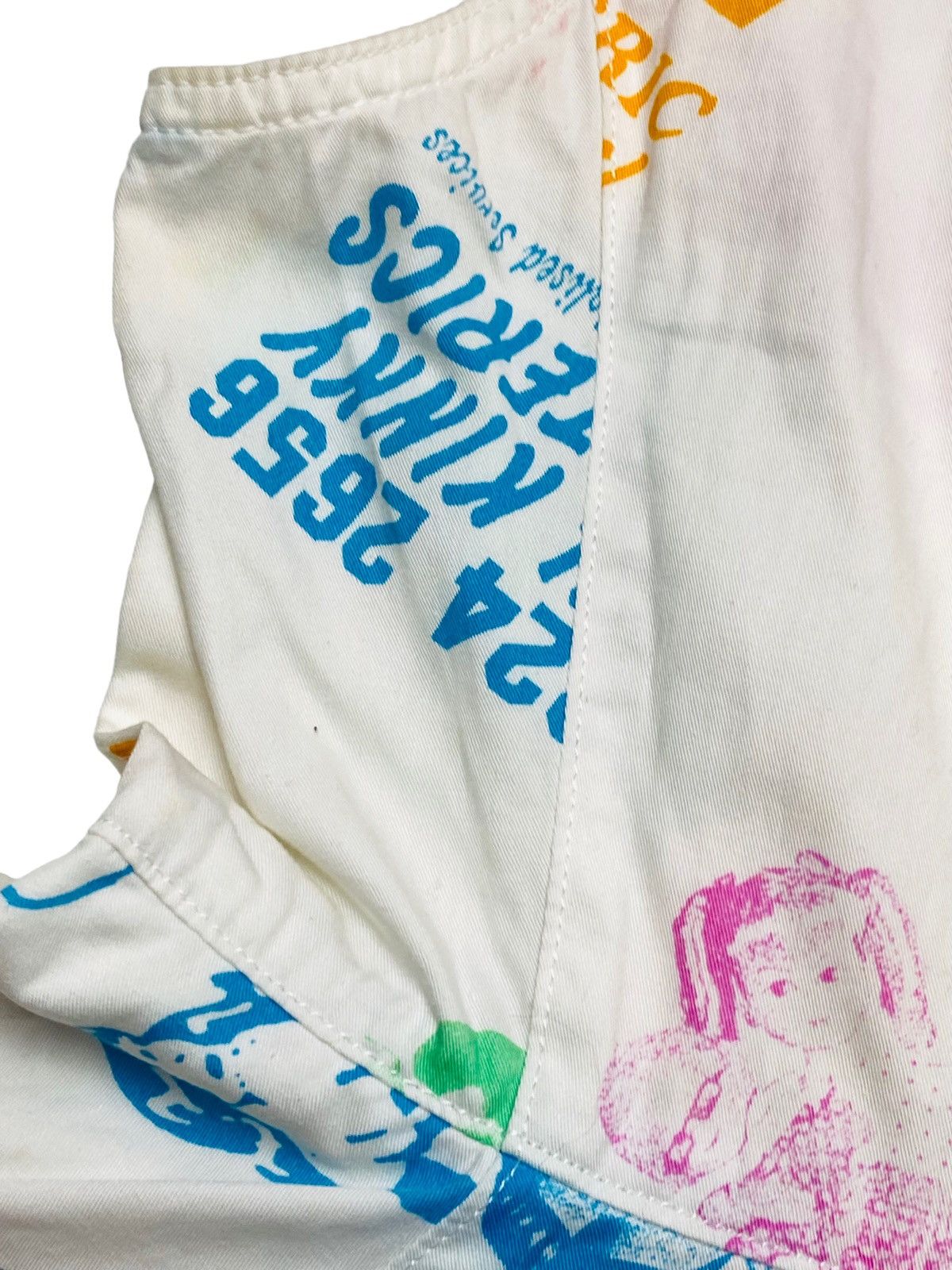 Hysteric Glamour 1980s Hysteric Love - Multi Printed Graphic Cotton Dress Size M / US 6-8 / IT 42-44 - 14 Thumbnail