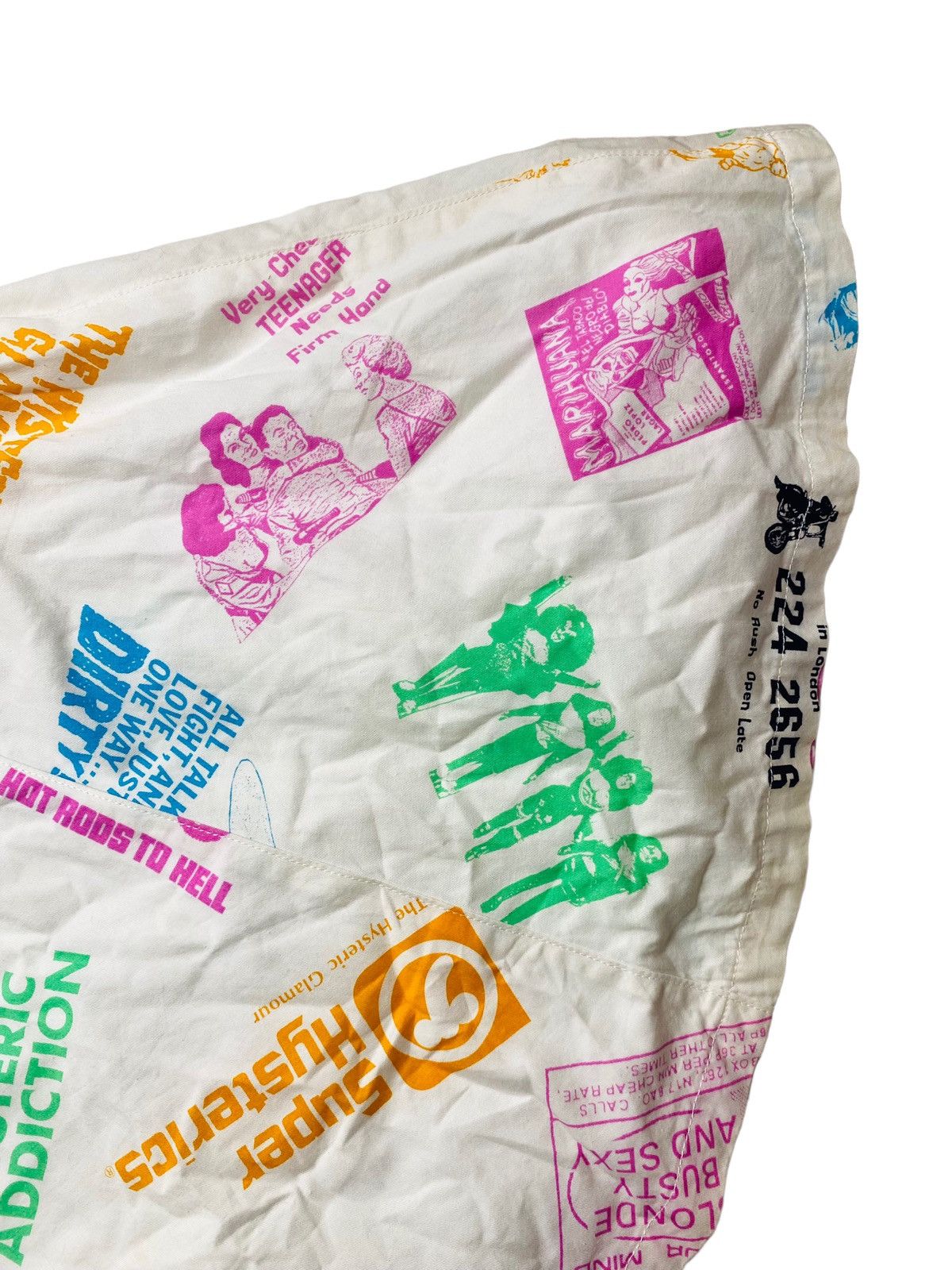 Hysteric Glamour 1980s Hysteric Love - Multi Printed Graphic Cotton Dress Size M / US 6-8 / IT 42-44 - 9 Thumbnail