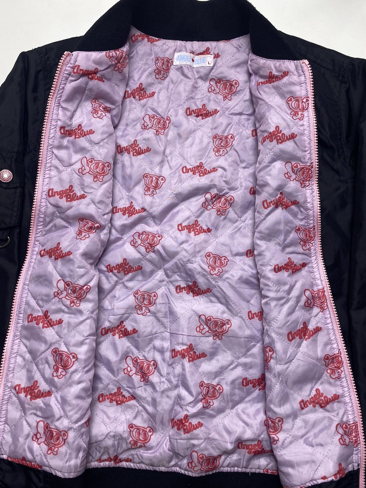 Hysteric Glamour × Japanese Brand 1990s Angel Blue - Love Bomber Jacket Size US S / EU 44-46 / 1 - 8 Thumbnail