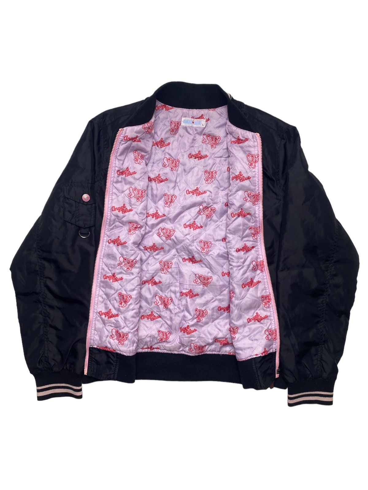 Hysteric Glamour × Japanese Brand 1990s Angel Blue - Love Bomber Jacket Size US S / EU 44-46 / 1 - 3 Thumbnail