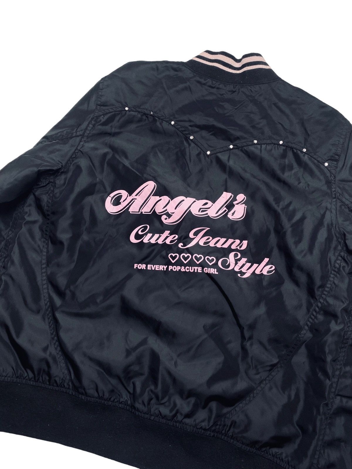 Hysteric Glamour × Japanese Brand 1990s Angel Blue - Love Bomber Jacket Size US S / EU 44-46 / 1 - 4 Thumbnail