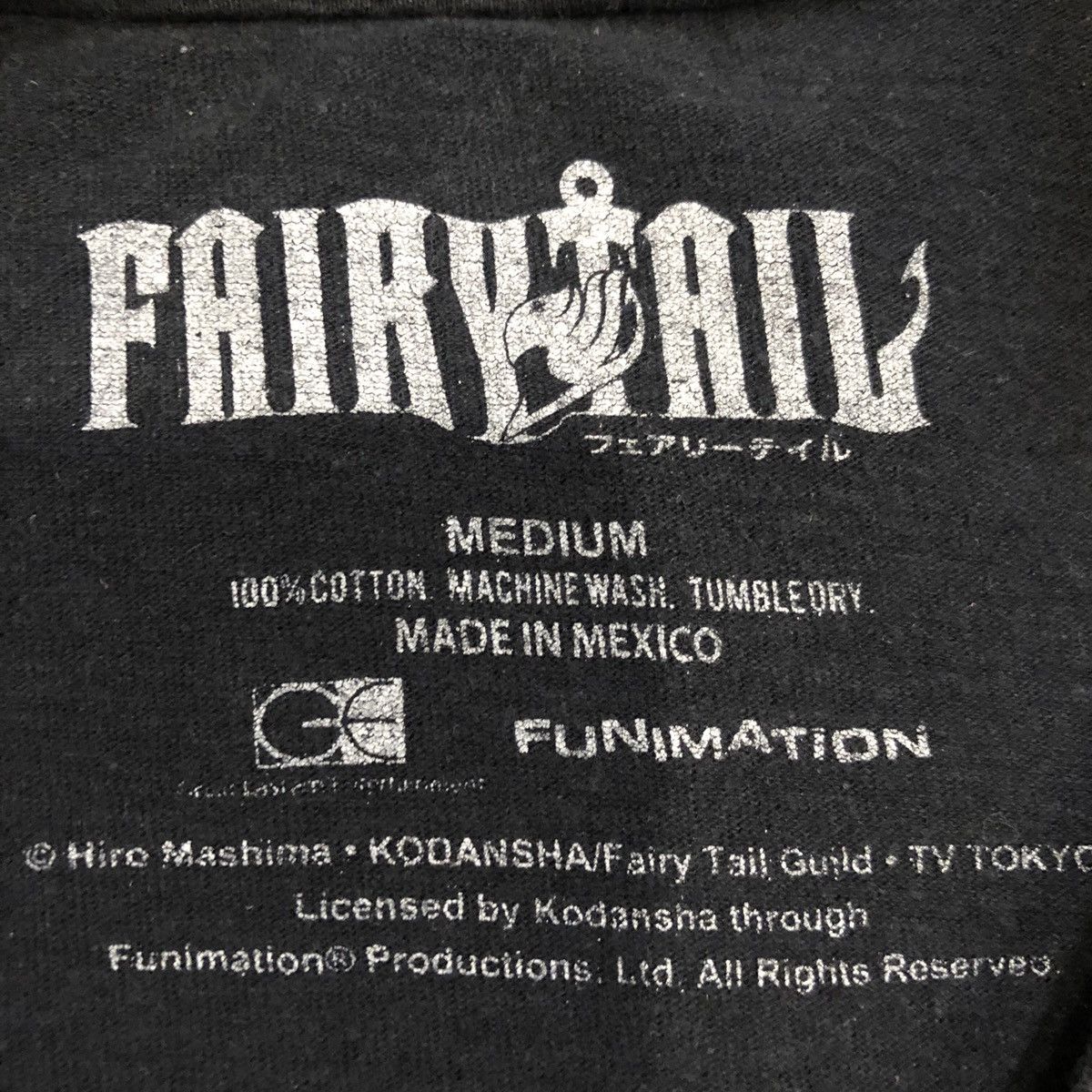 Anime Vintage Y2K Fairy Tail Mens Natsu Anime Promo TV Tee Size US M / EU 48-50 / 2 - 6 Thumbnail
