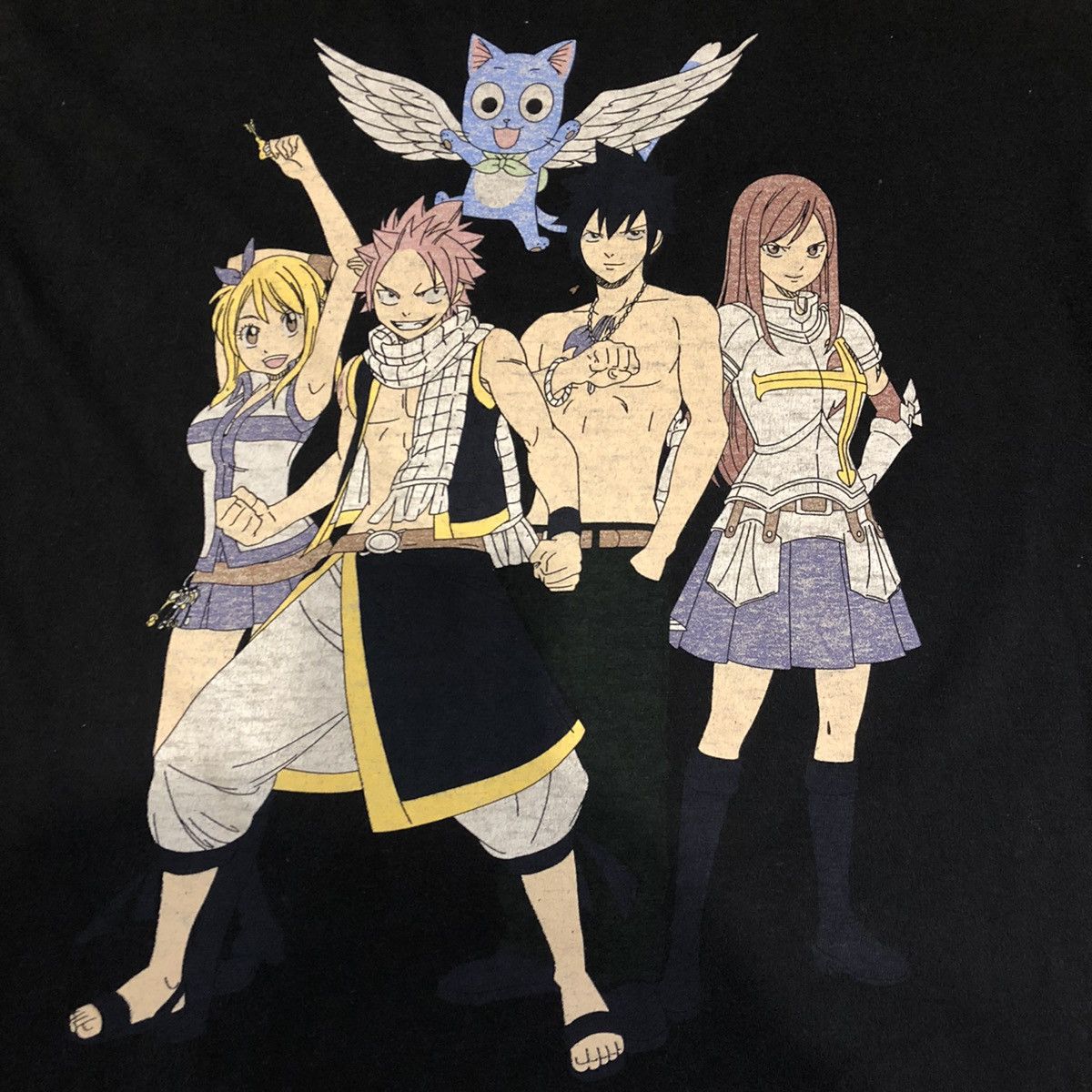 Anime Vintage Y2K Fairy Tail Mens Natsu Anime Promo TV Tee Size US M / EU 48-50 / 2 - 2 Thumbnail