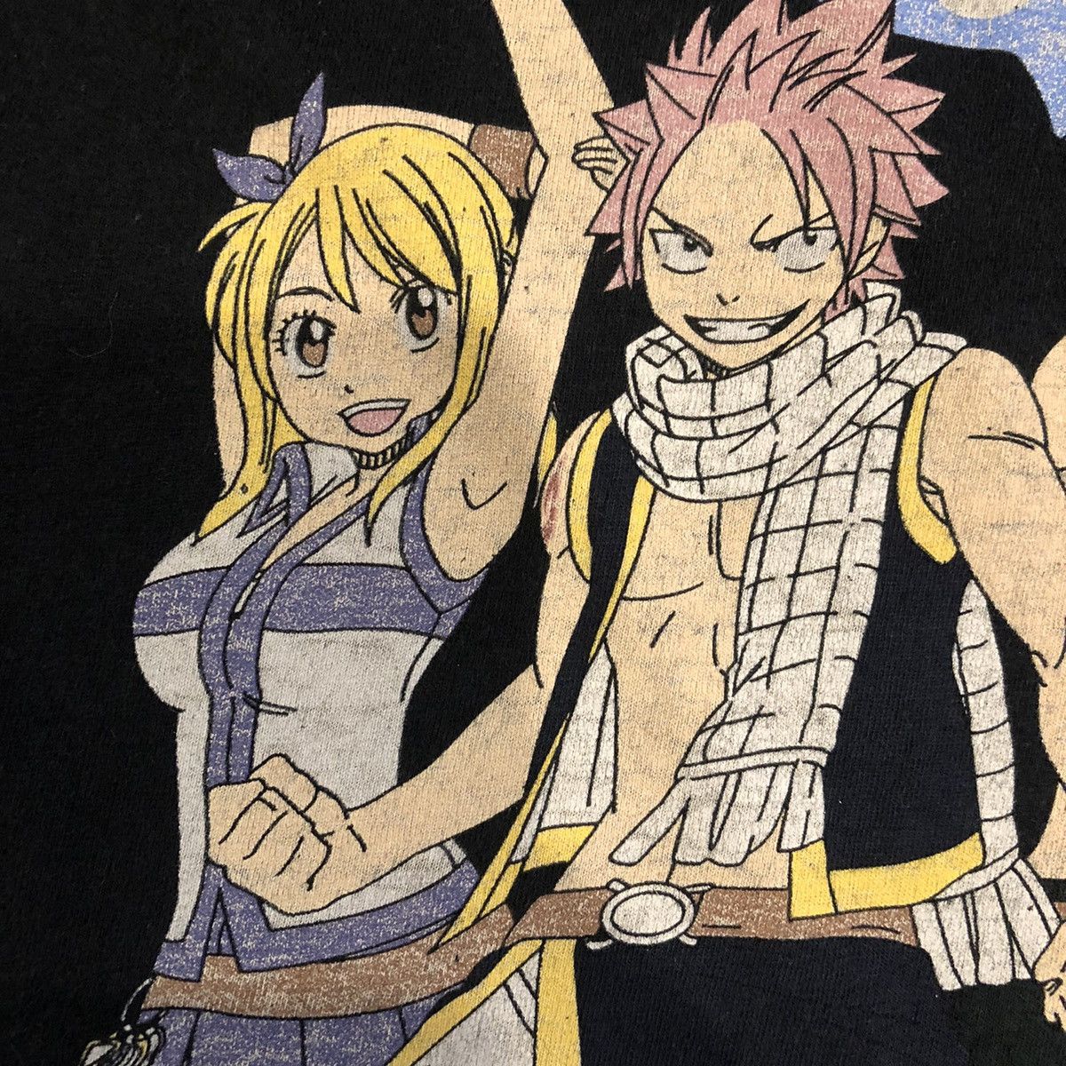 Anime Vintage Y2K Fairy Tail Mens Natsu Anime Promo TV Tee Size US M / EU 48-50 / 2 - 3 Thumbnail