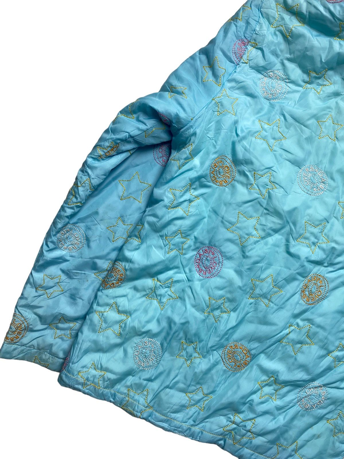 Angel Blue 1990s Daisy Lovers - Stitched Star Fur Hoodie Jacket Size US M / EU 48-50 / 2 - 7 Thumbnail