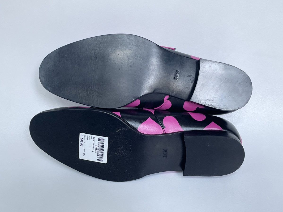 Comme des Garcons ‘Heart Print’ Leather Mary Jane Shoes Size US 8 / IT 38 - 11 Thumbnail