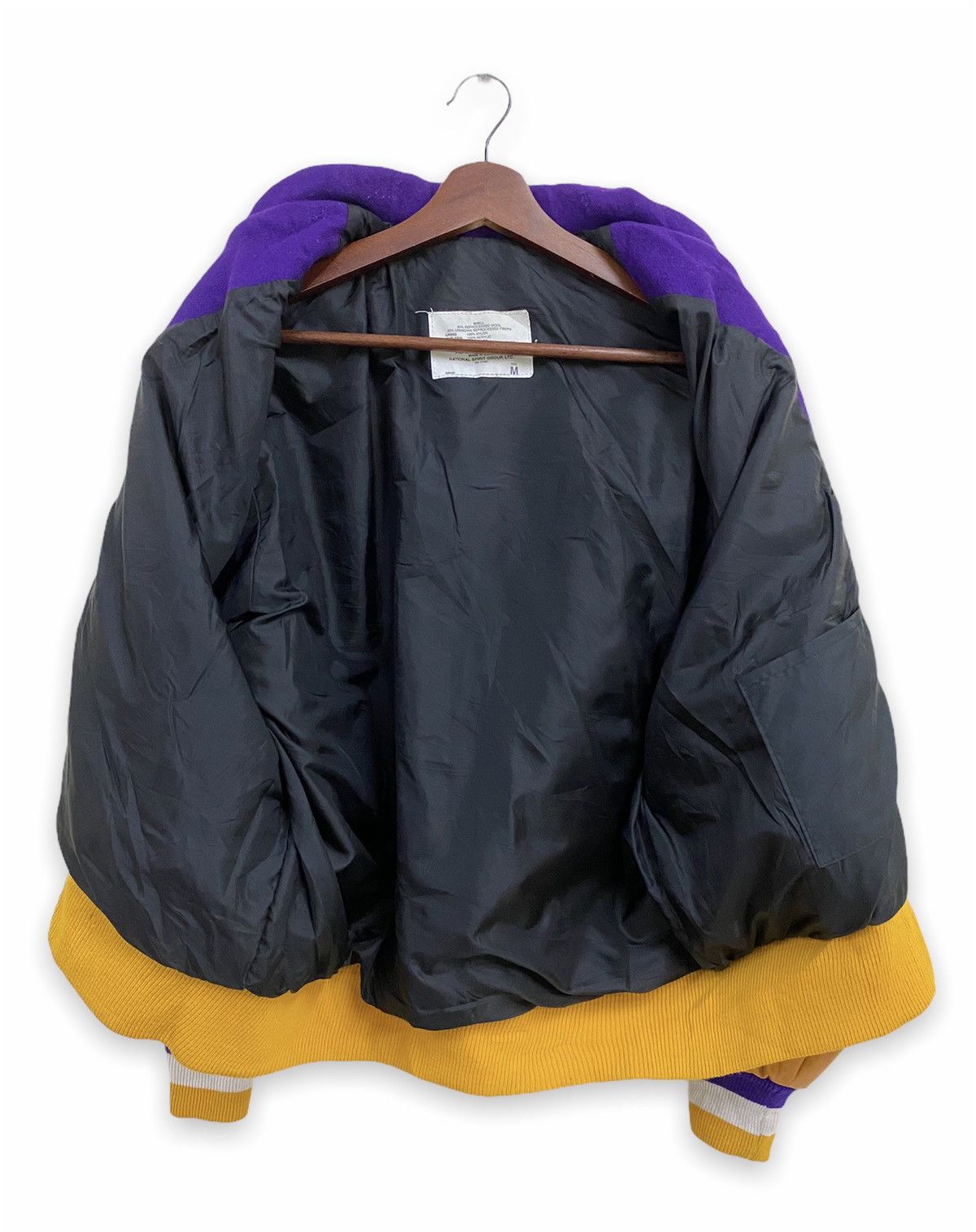 Vintage Vintage Made In USA Wool Varsity Leather Sleeve Jacket Size US M / EU 48-50 / 2 - 8 Thumbnail