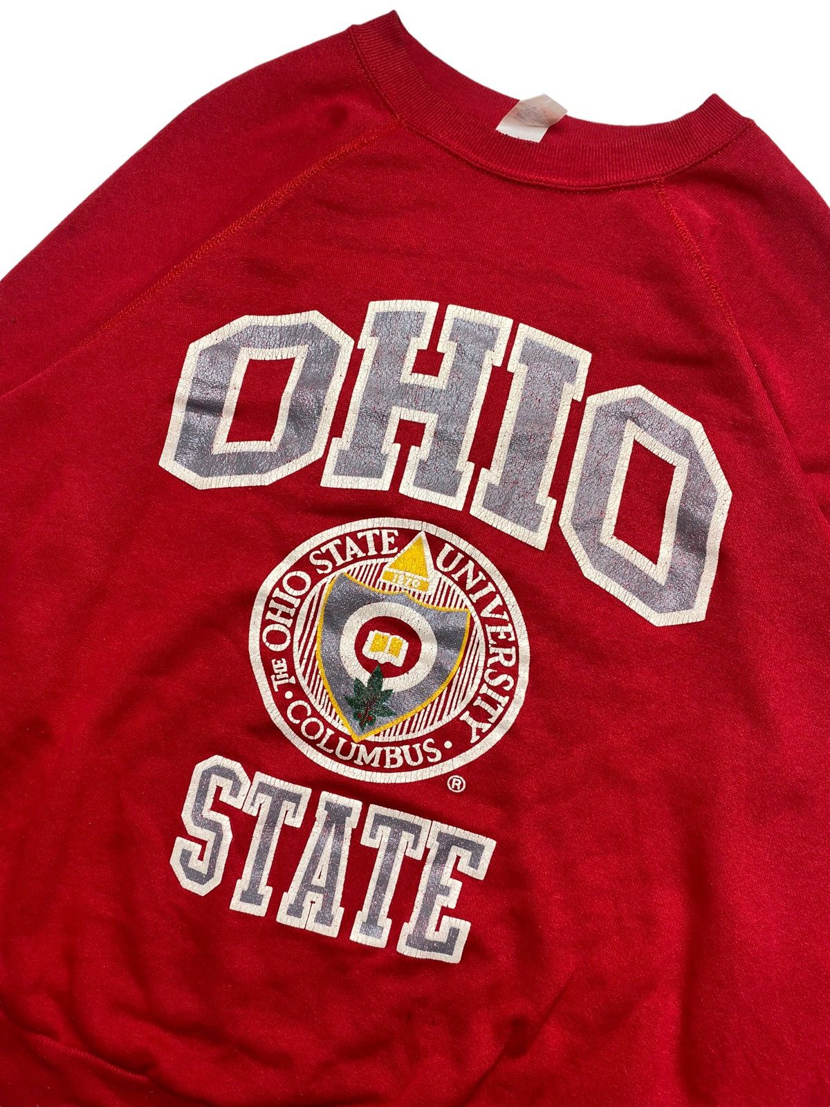 Fruit Of The Loom × Jerzees × Vintage 1990s Ohio State - Columbus University Sweatshirt Size US XL / EU 56 / 4 - 2 Thumbnail