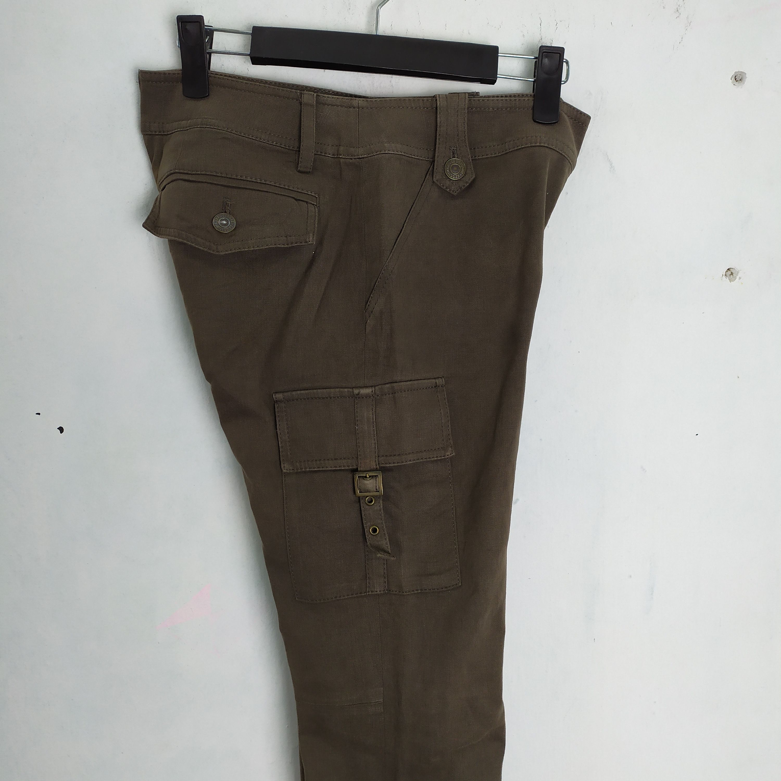 Designer × Japanese Brand PARIS BRUXELLES 22 FLARE CARGO PANTS/UTILITY PANTS Size US 26 / EU 42 - 3 Thumbnail