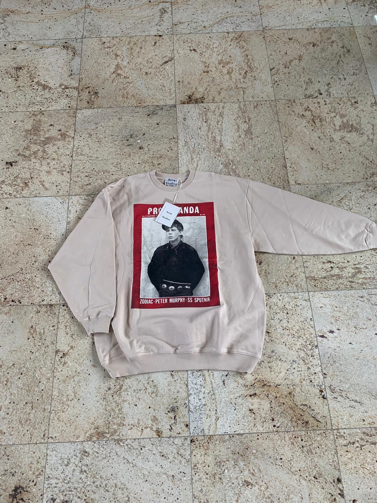 Acne Studios Propaganda Crewneck in Beige Size US XS / EU 42 / 0 - 1 Thumbnail