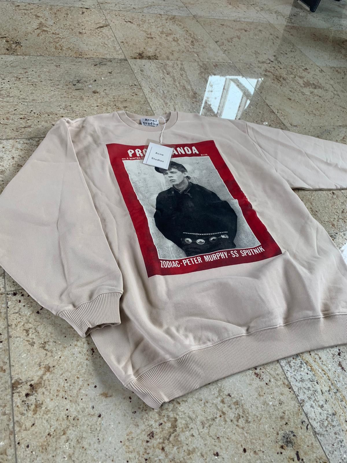 Acne Studios Propaganda Crewneck in Beige Size US XS / EU 42 / 0 - 8 Thumbnail