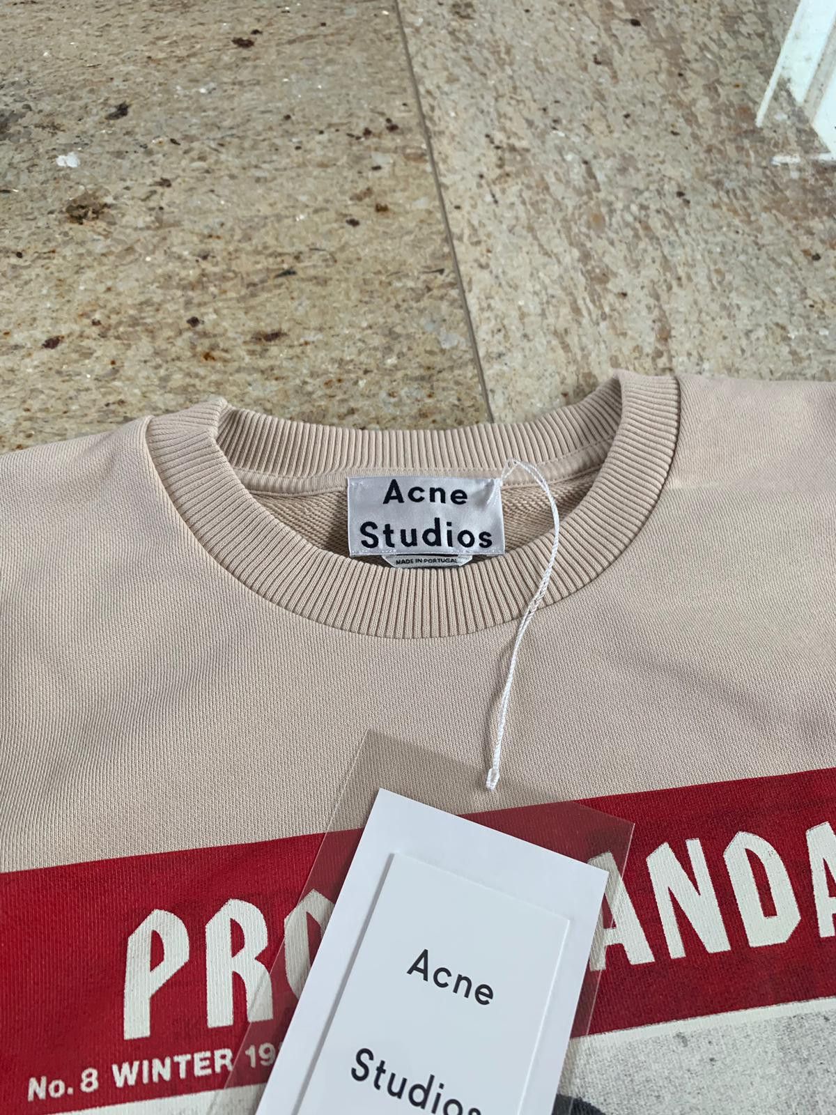 Acne Studios Propaganda Crewneck in Beige Size US XS / EU 42 / 0 - 10 Thumbnail