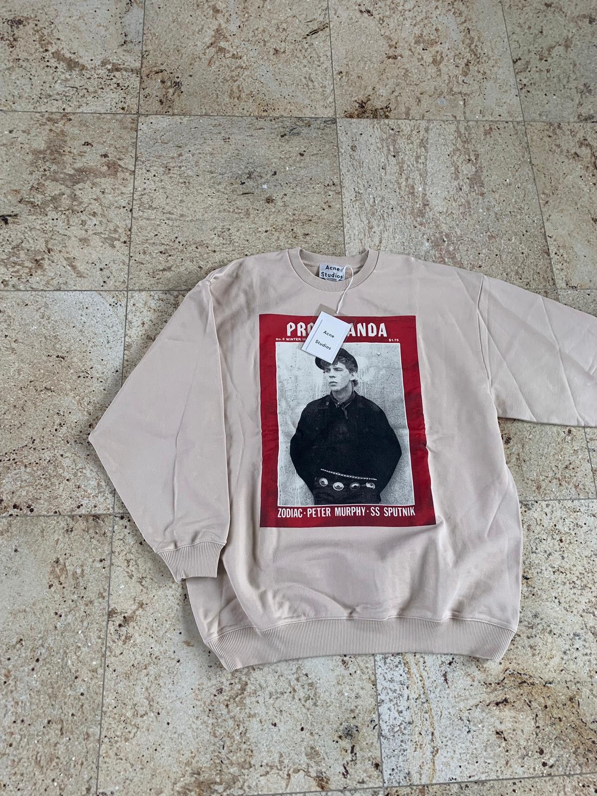 Acne Studios Propaganda Crewneck in Beige Size US XS / EU 42 / 0 - 4 Thumbnail