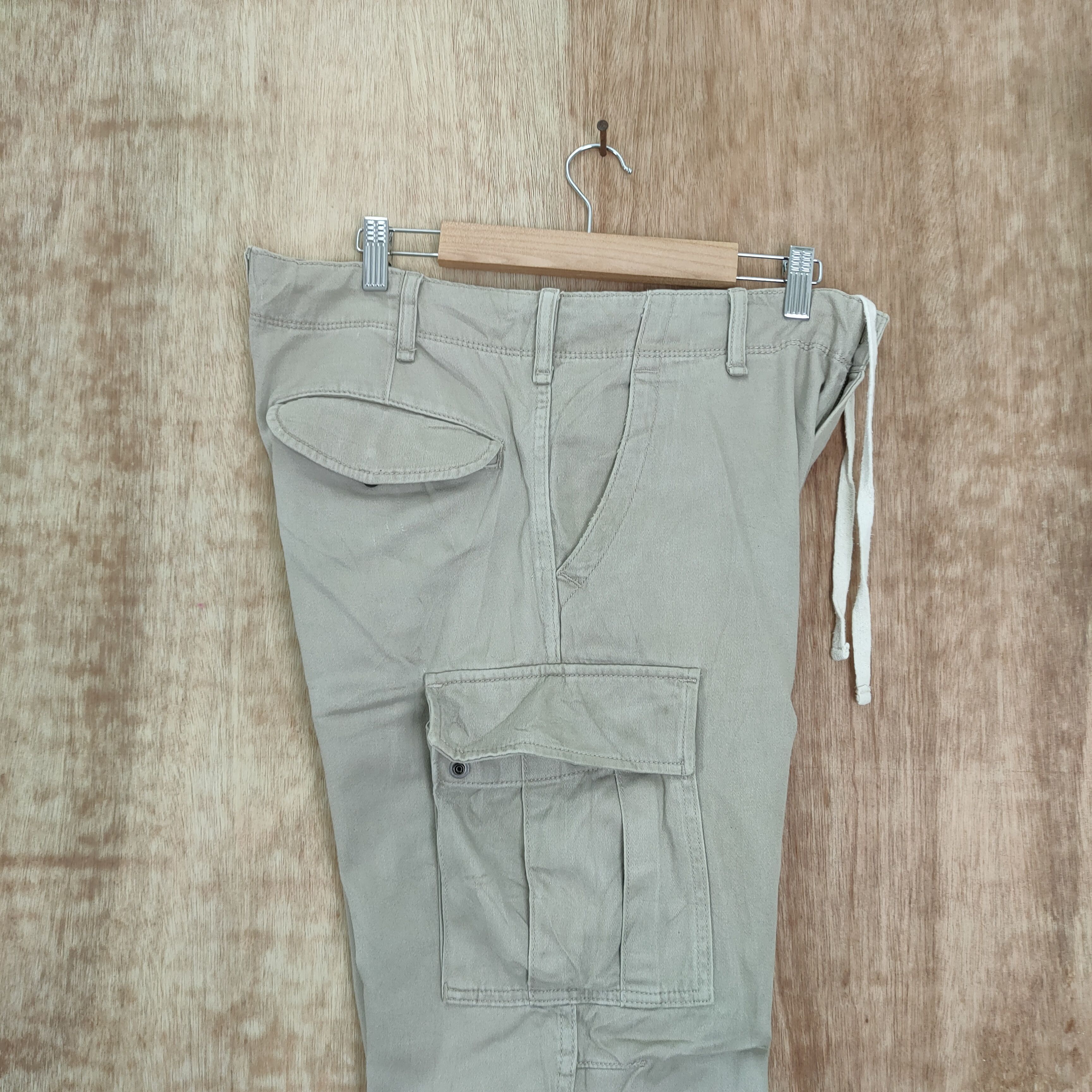 Japanese Brand VINTAGE JAPANESE BRAND FADED CARGO PANTS Size US 33 - 14 Thumbnail